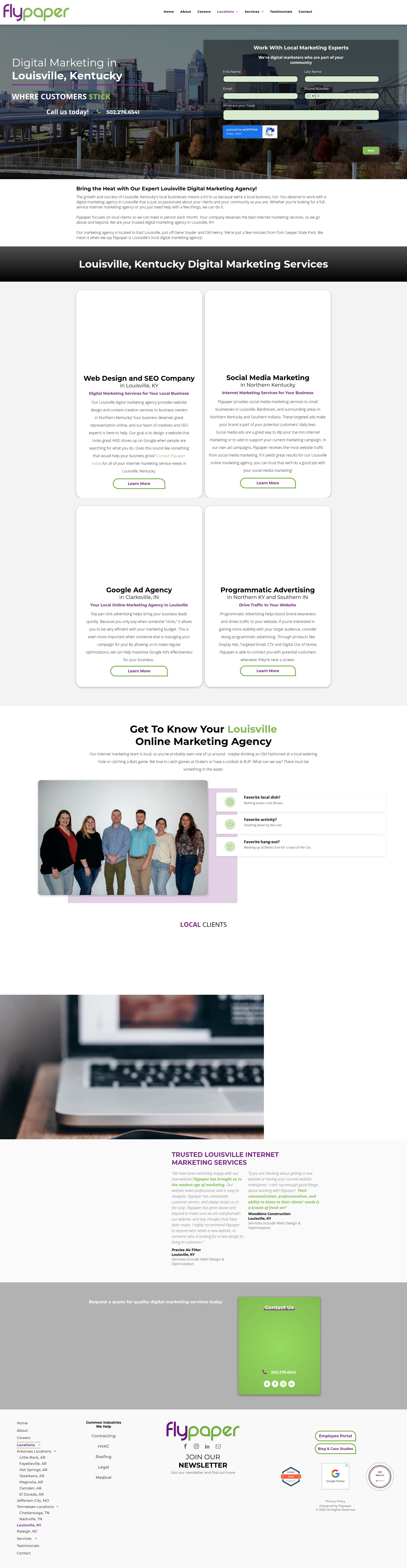 Landing Page