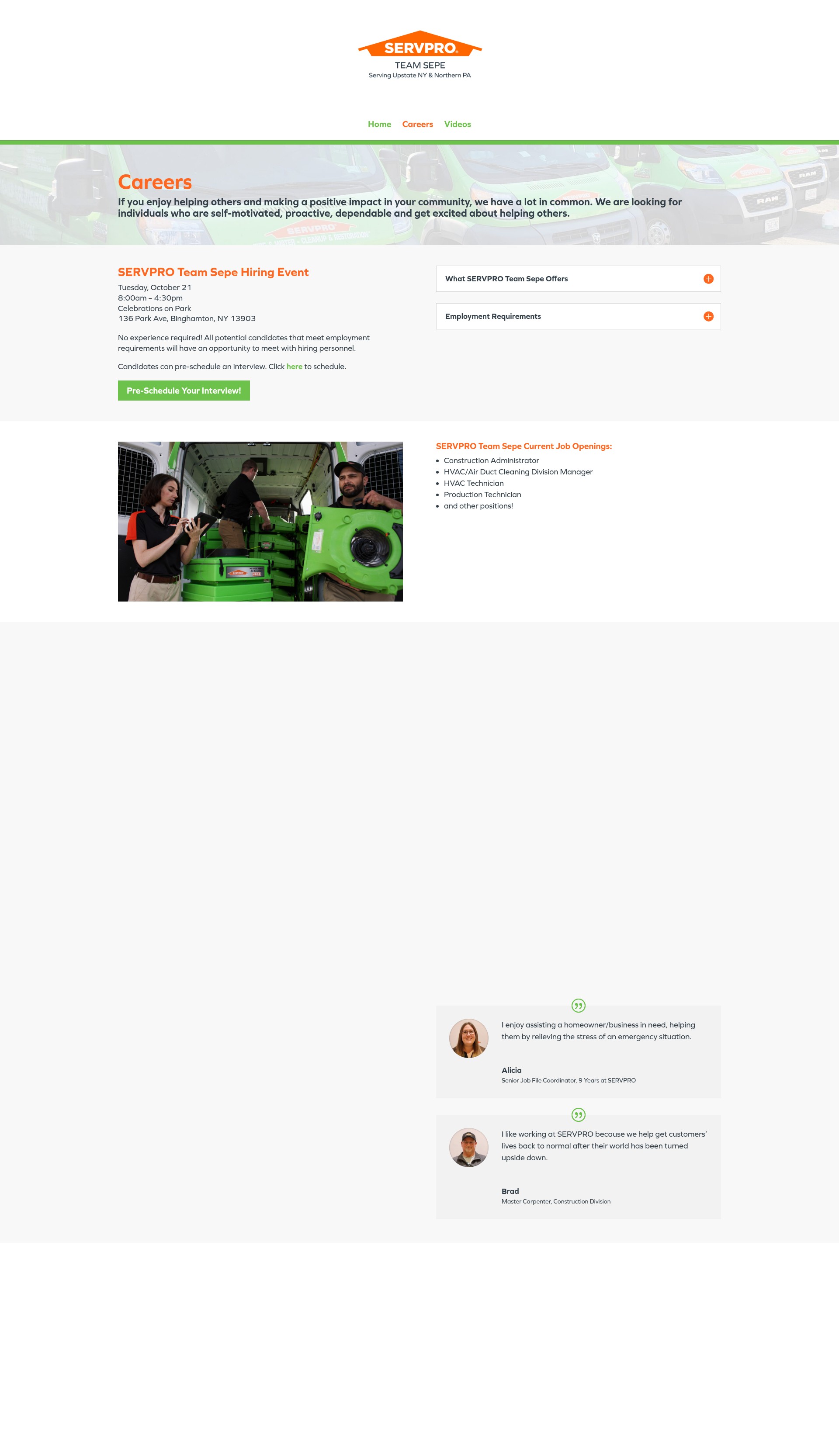 Landing Page