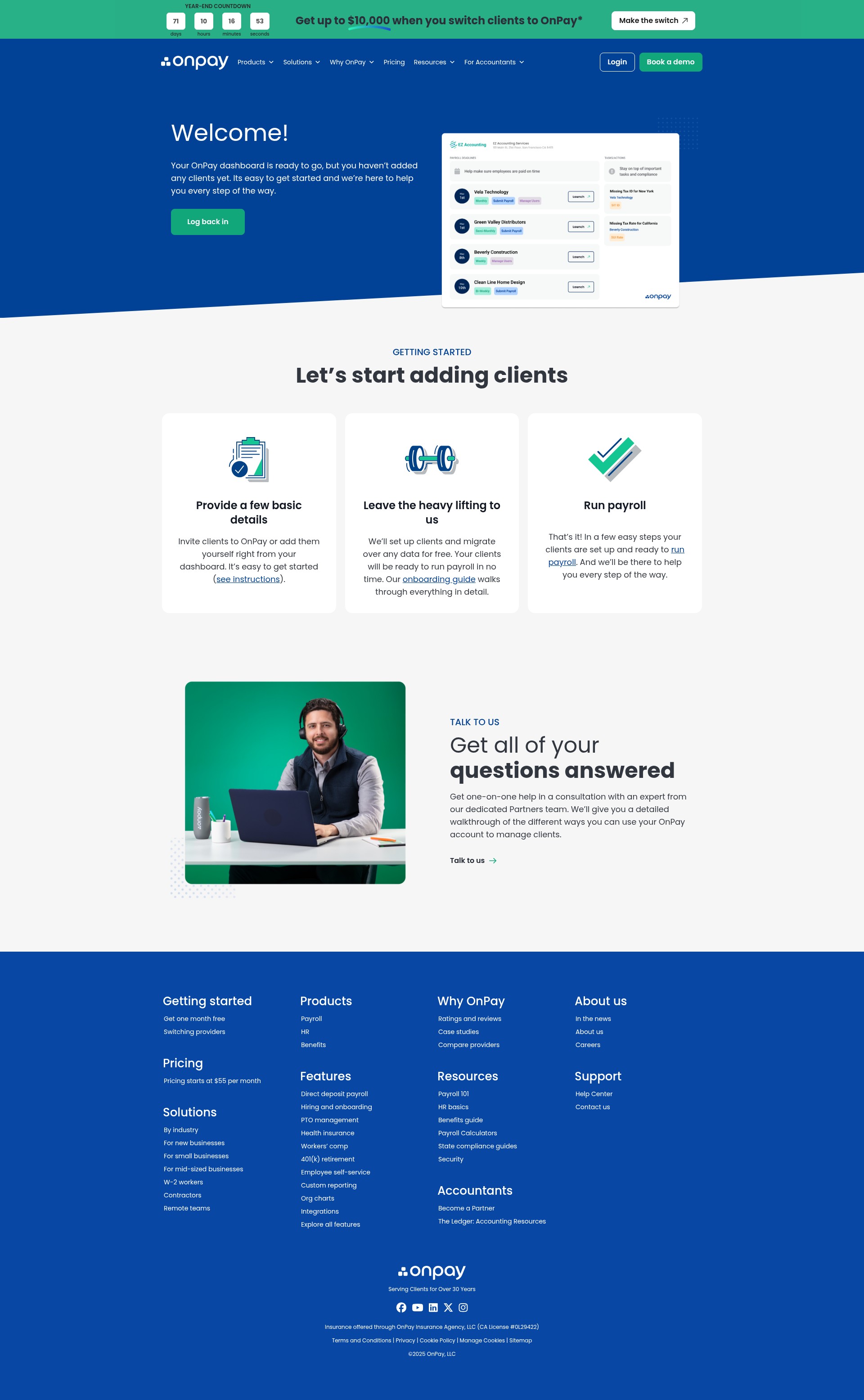 Landing Page