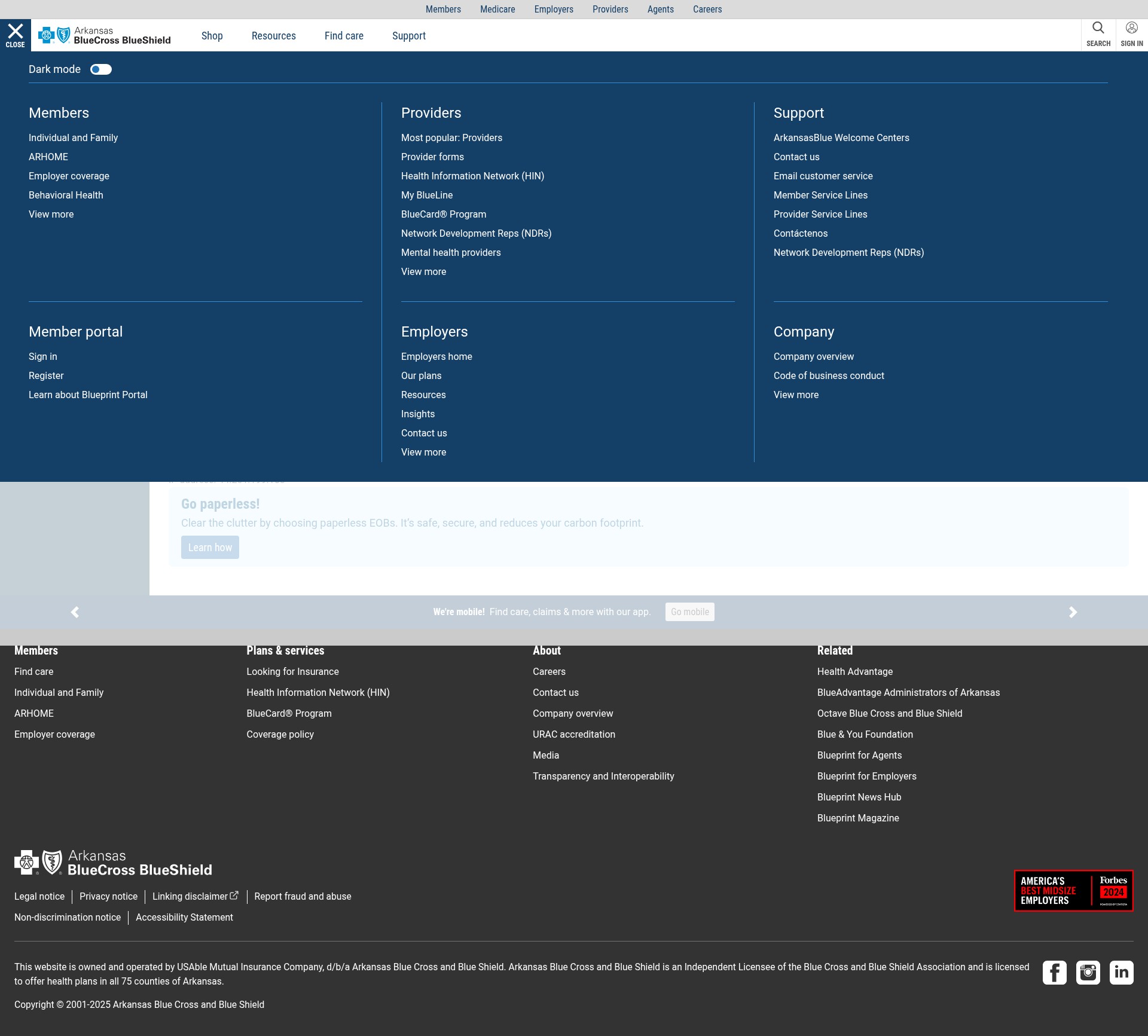 Landing Page