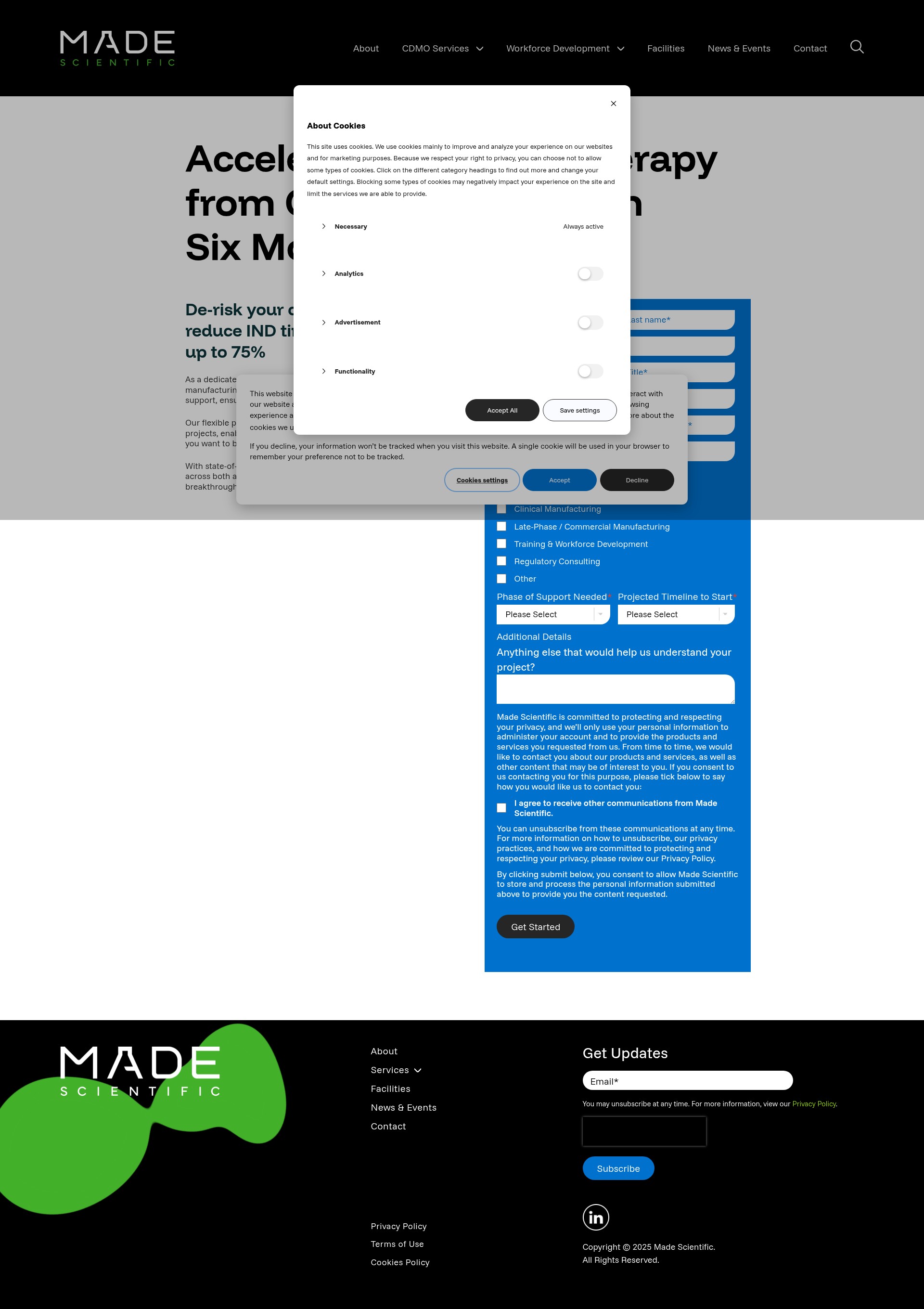 Landing Page