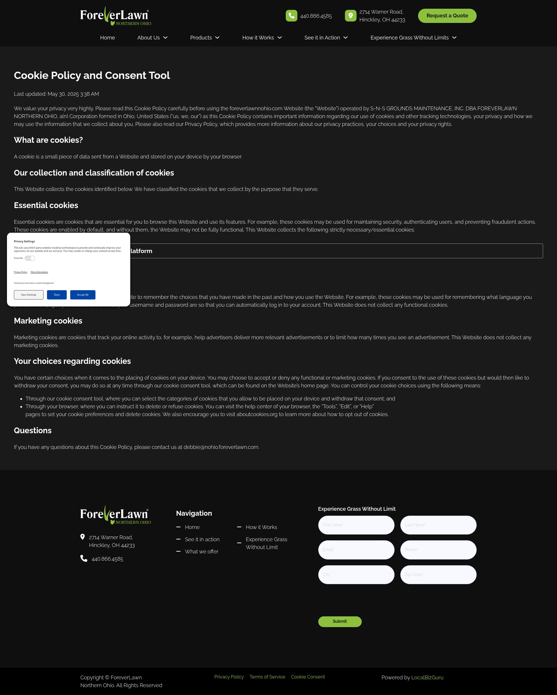 Landing Page