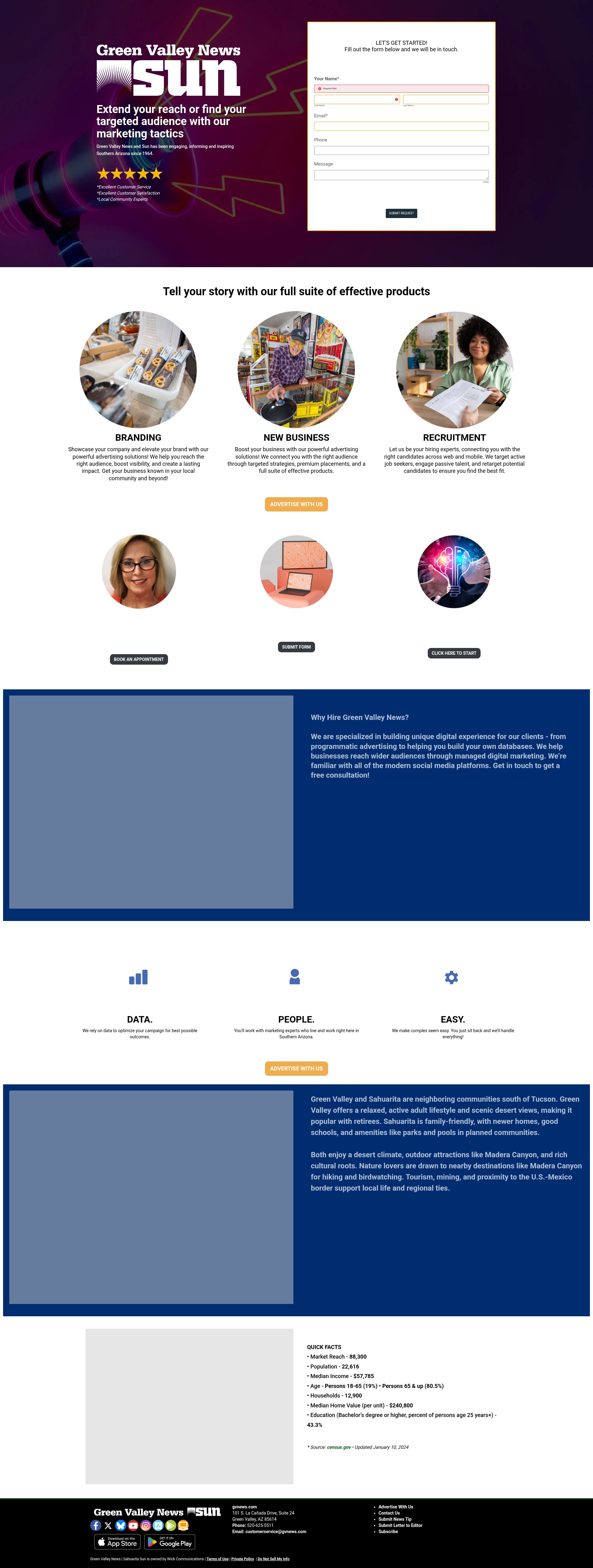 Landing Page