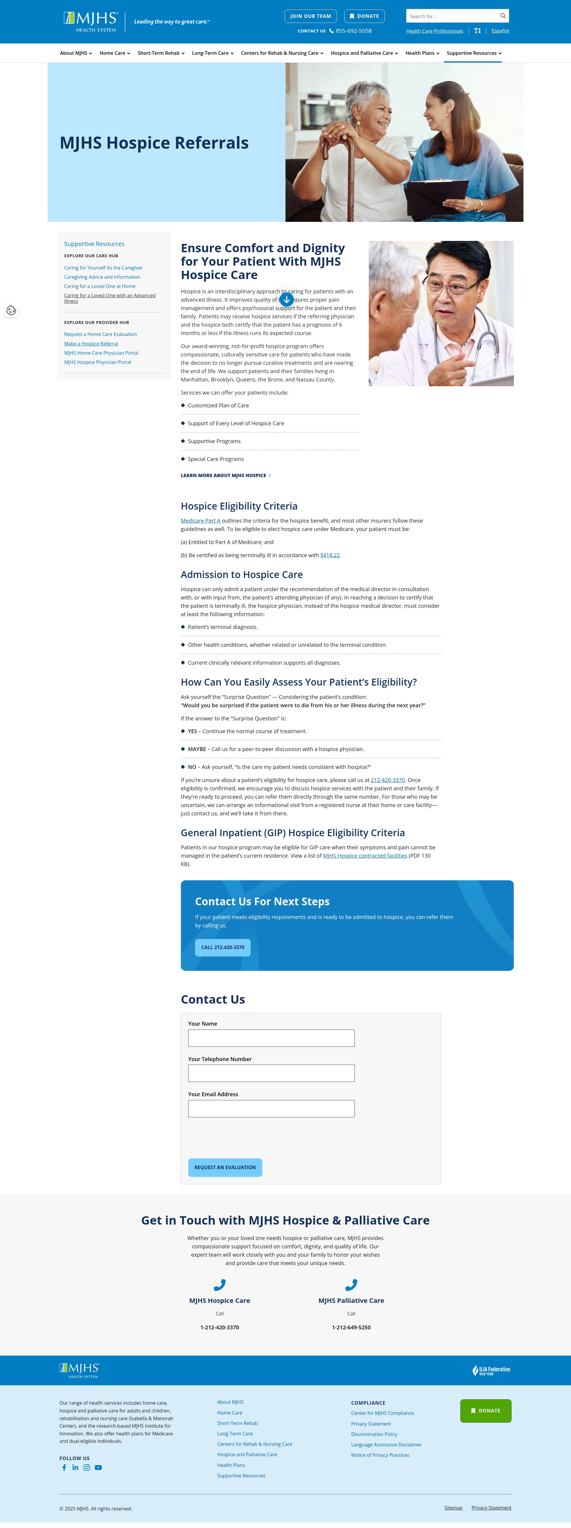 Landing Page