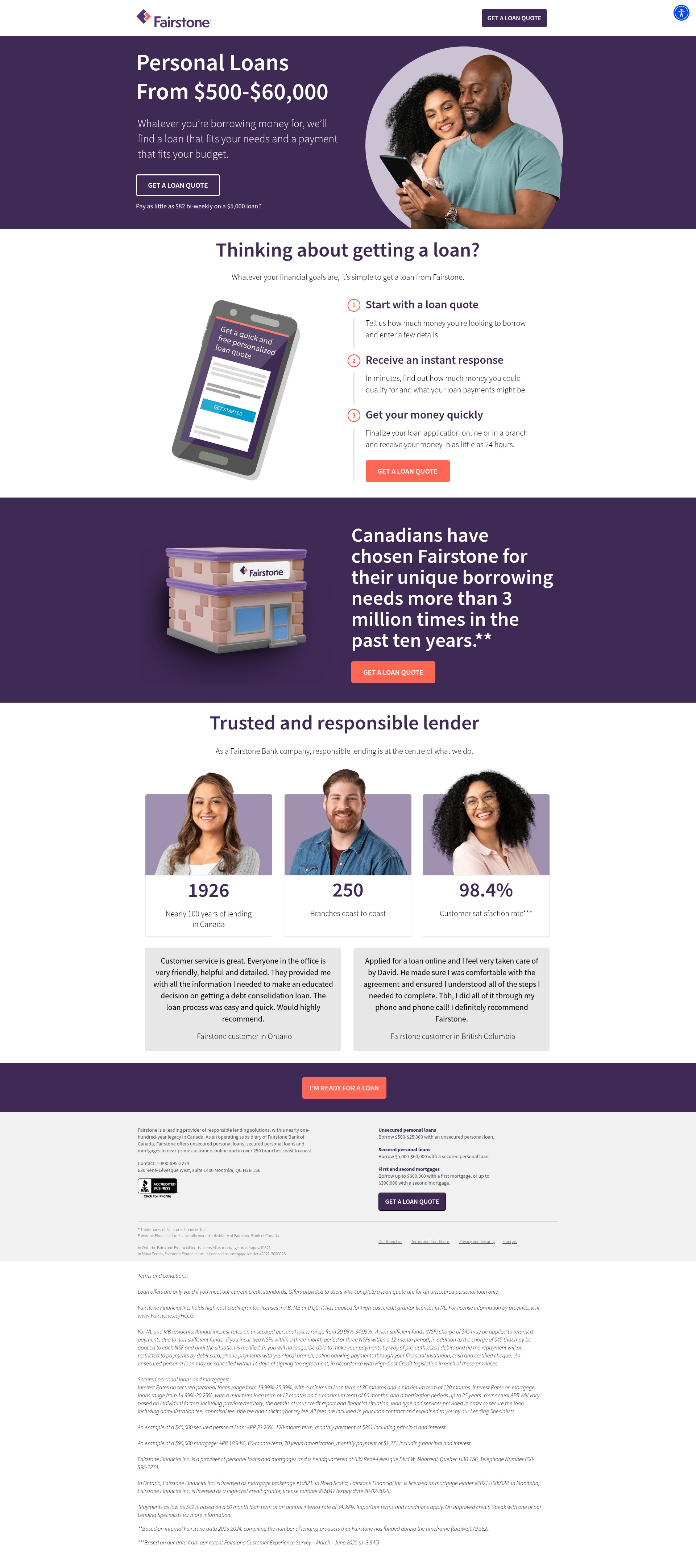 Landing Page