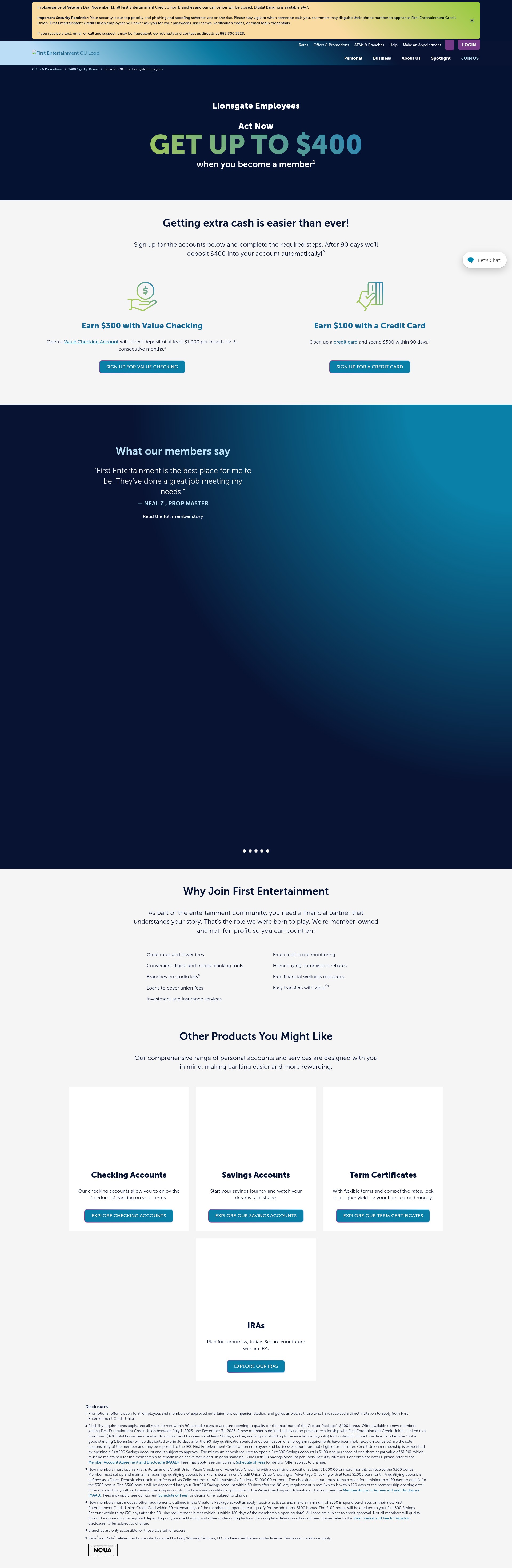 Landing Page