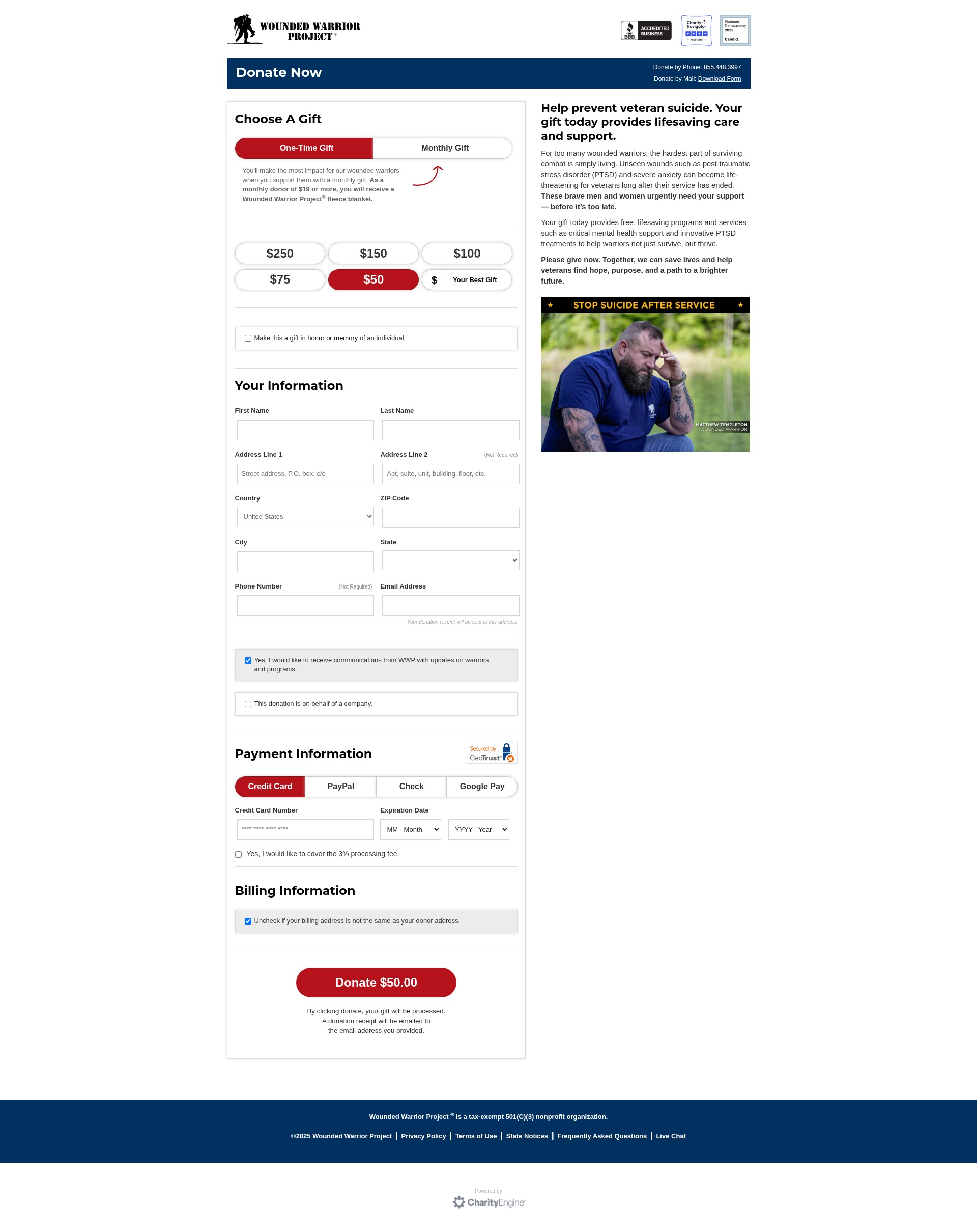 Landing Page