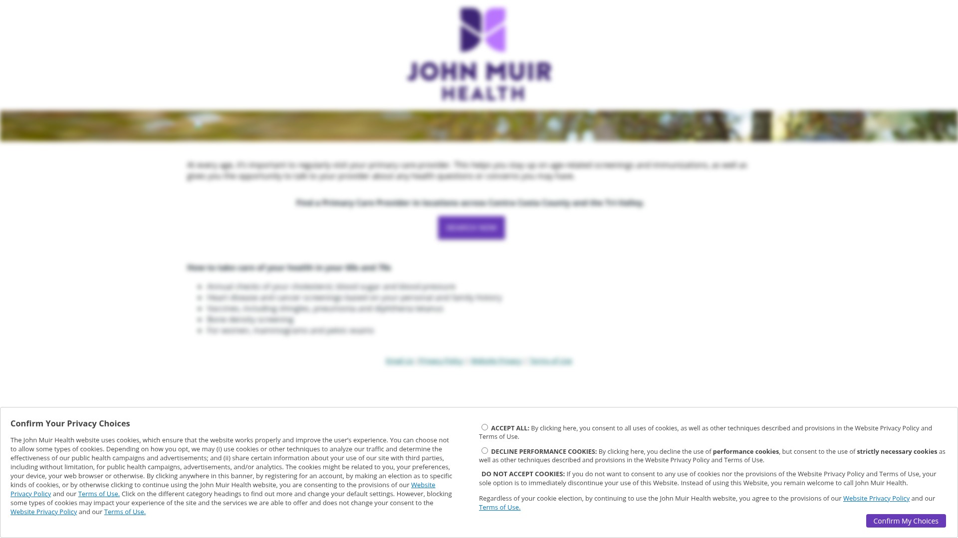 Landing Page