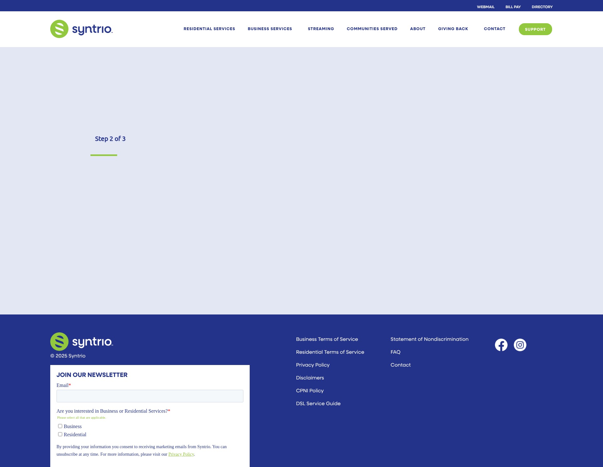 Landing Page