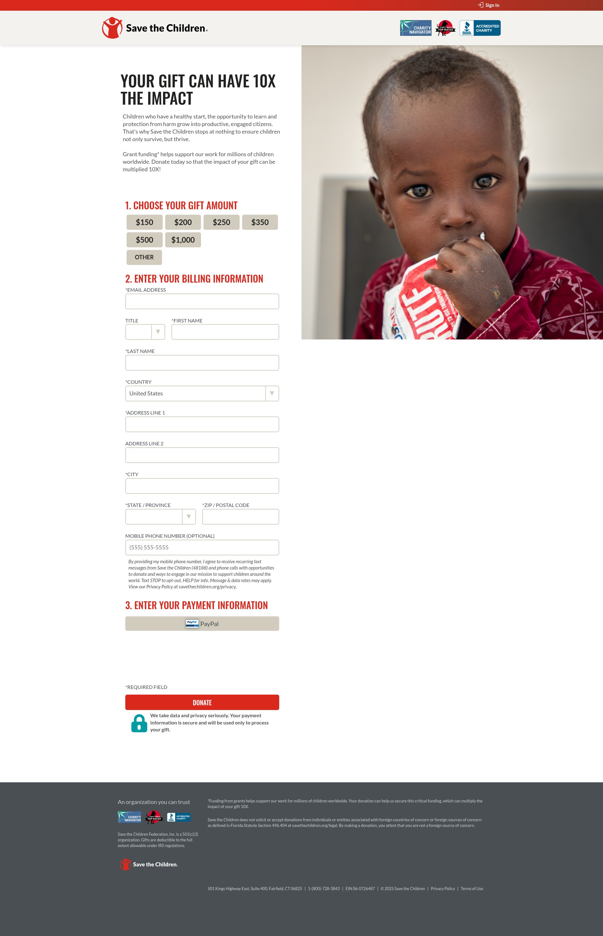 Landing Page