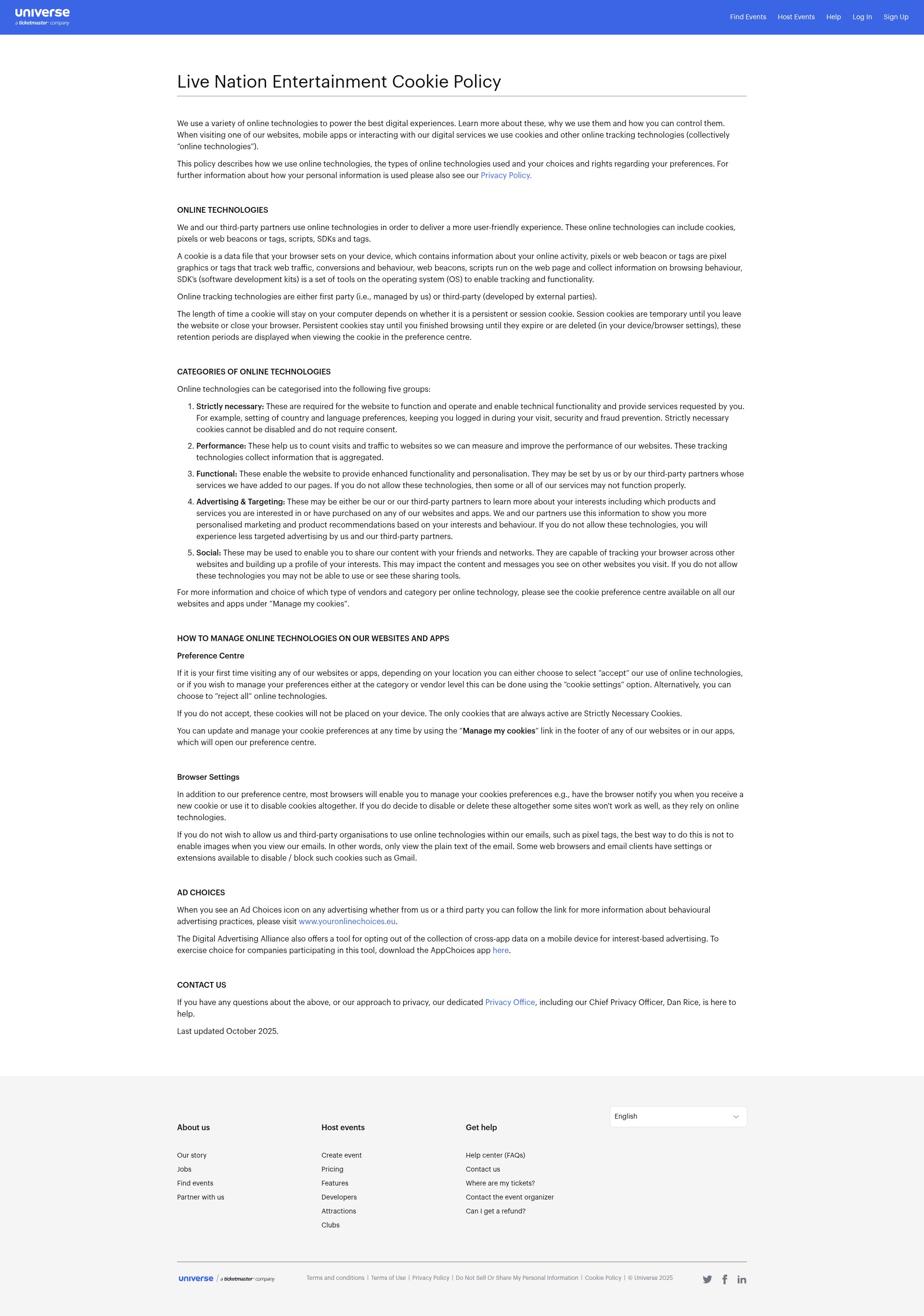 Landing Page