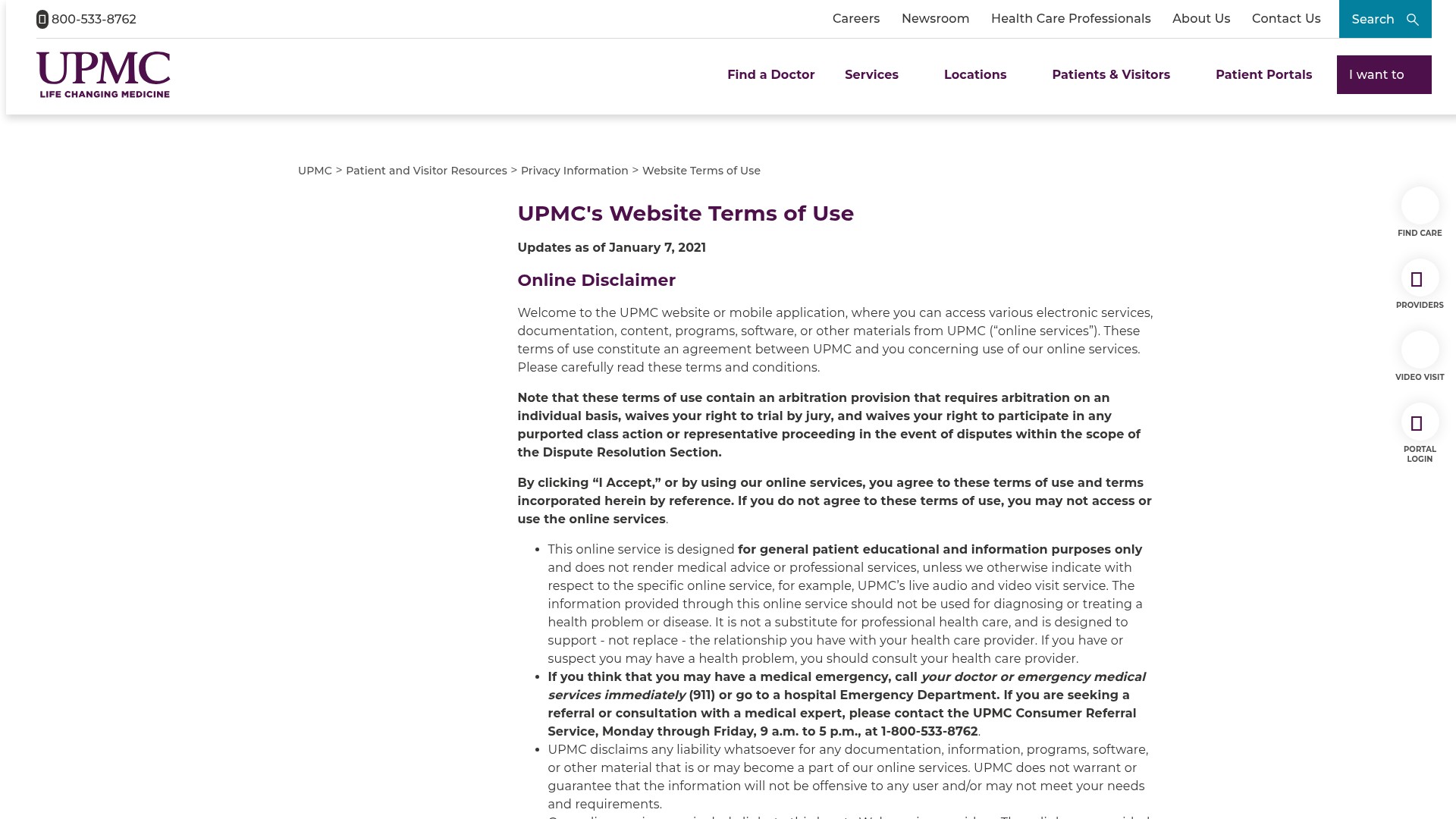Landing Page