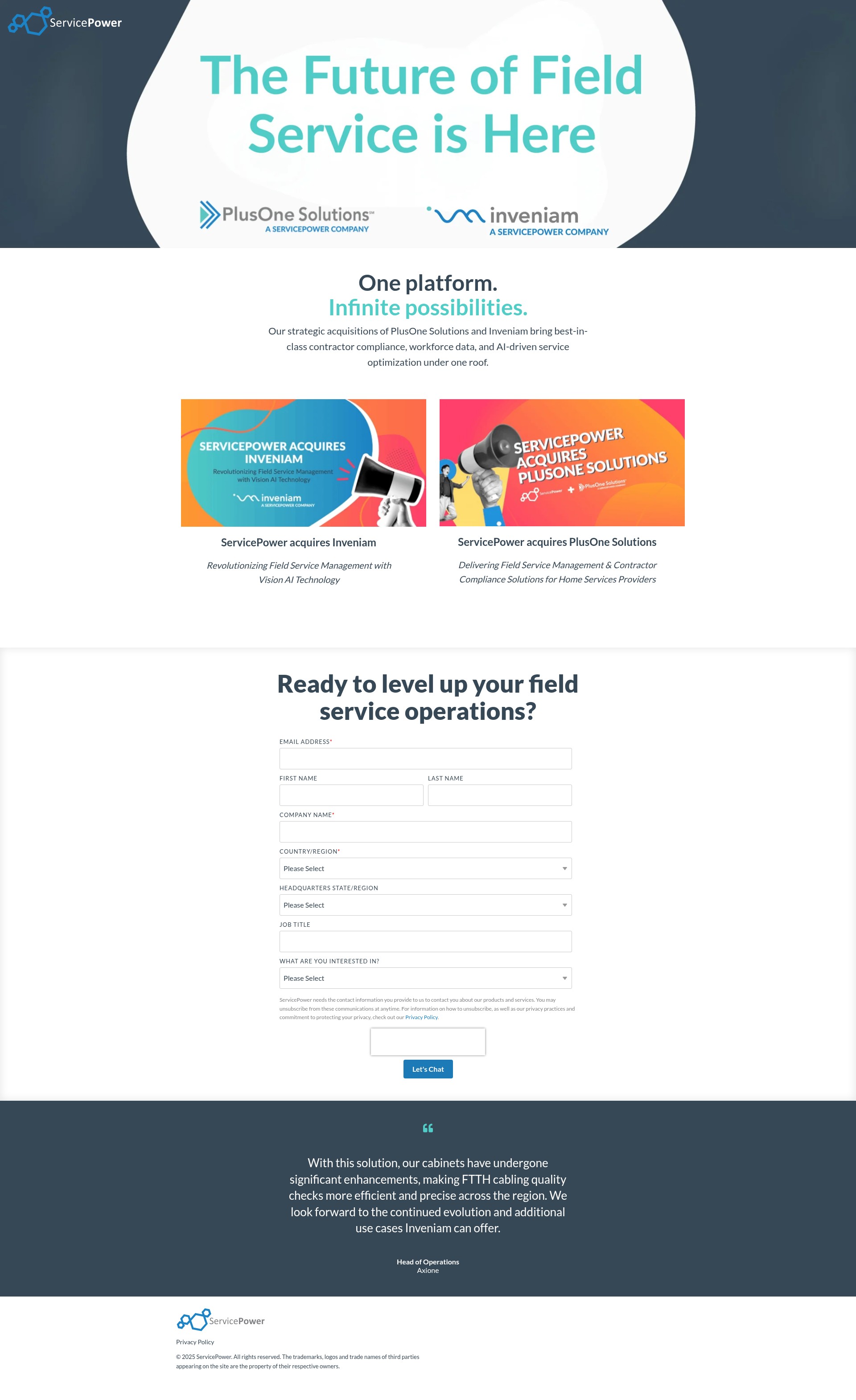 Landing Page