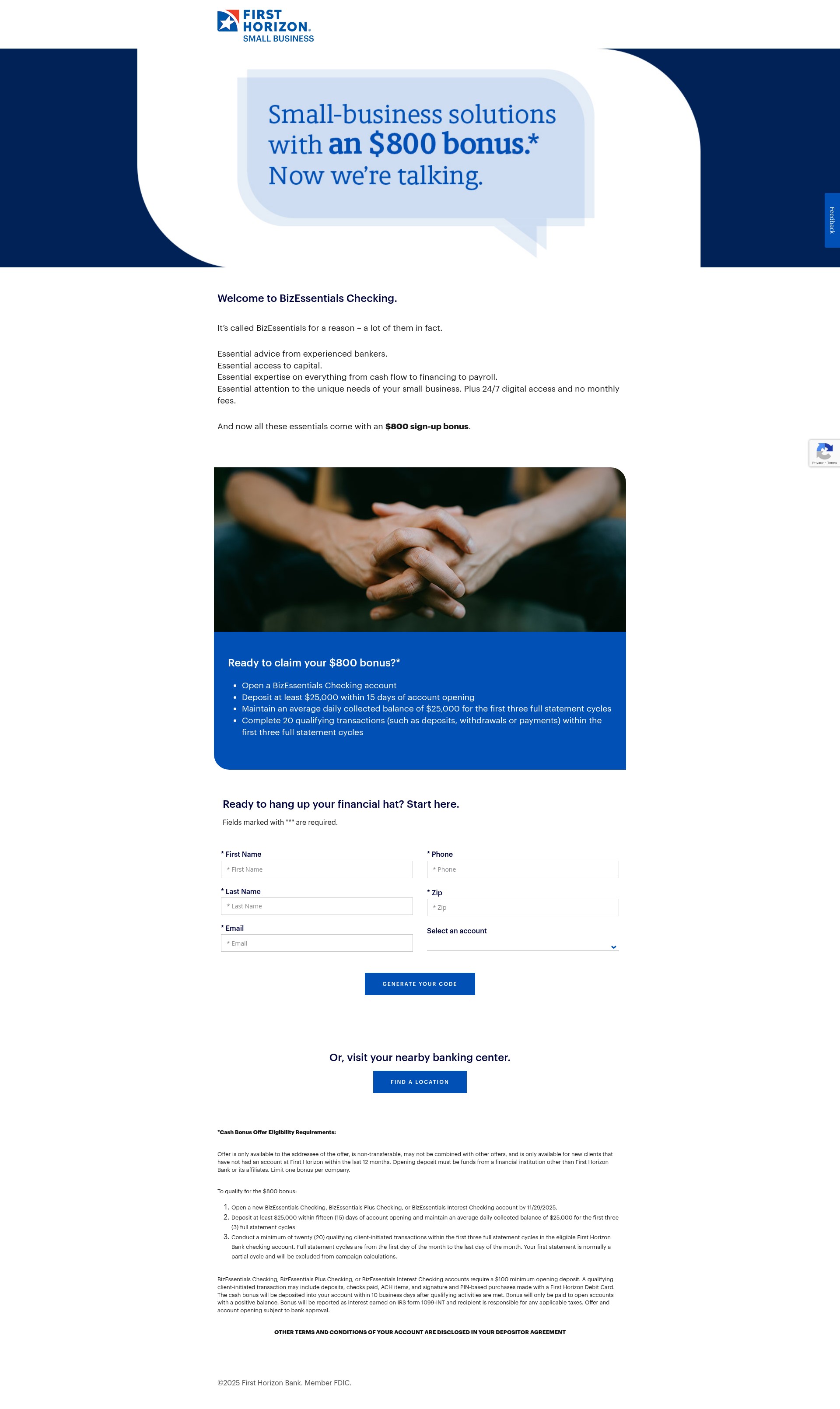 Landing Page