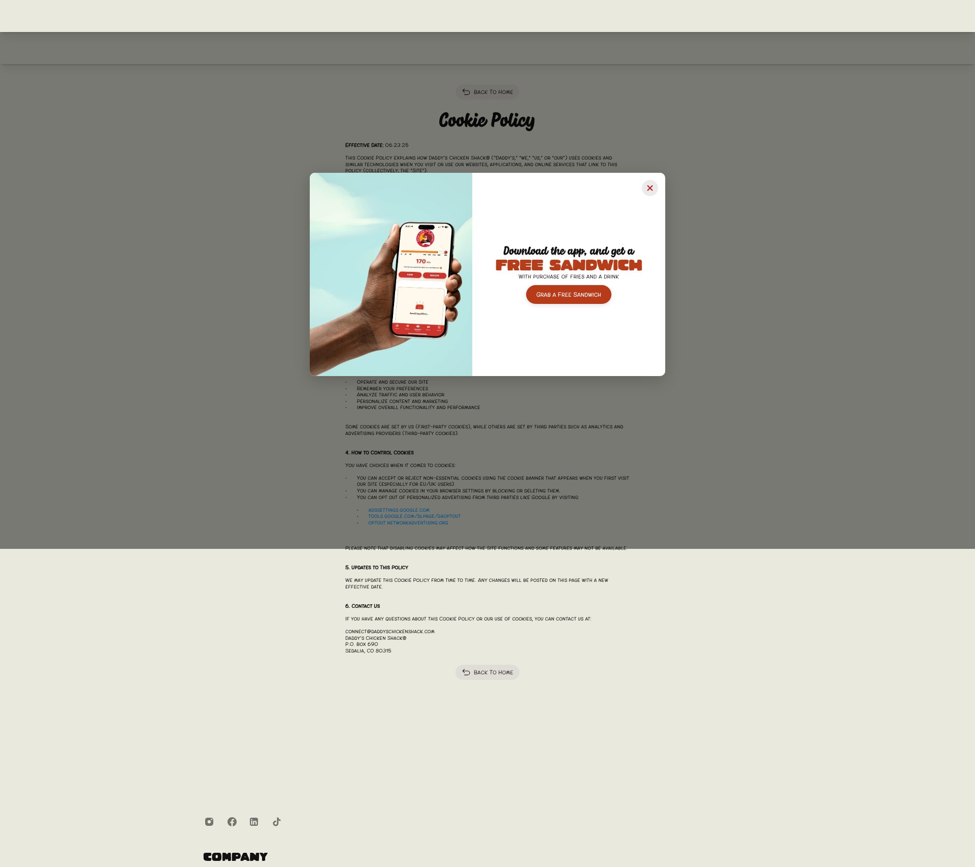 Landing Page