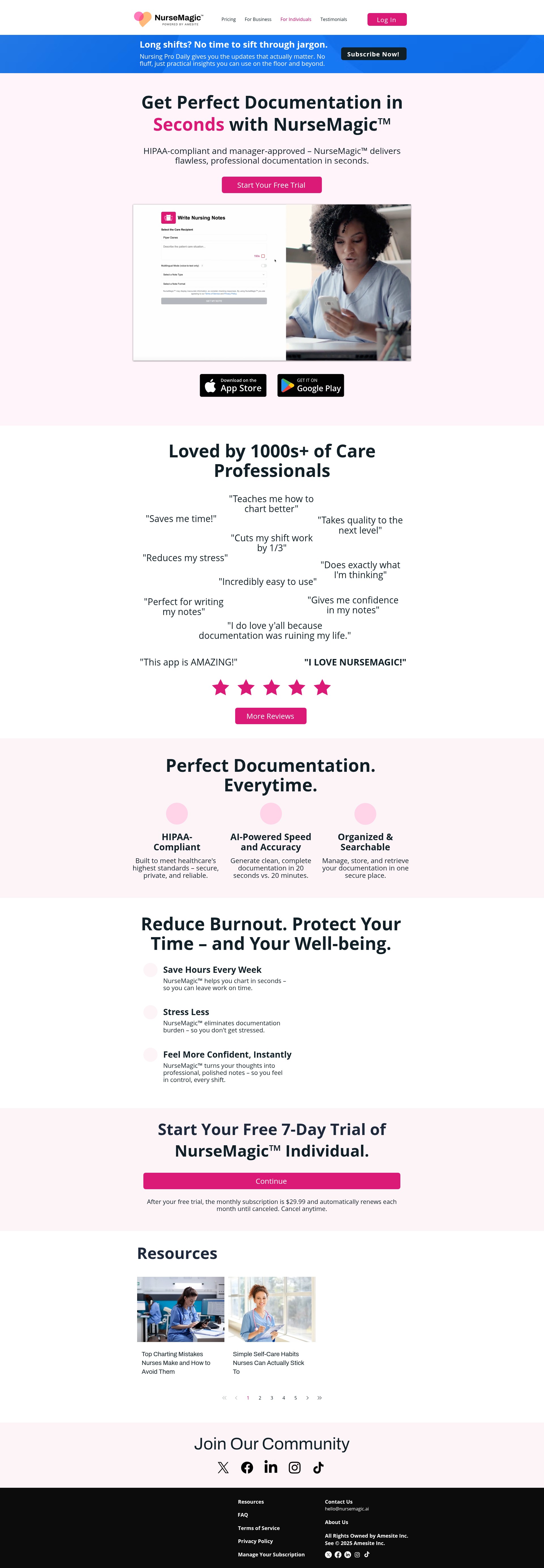 Landing Page