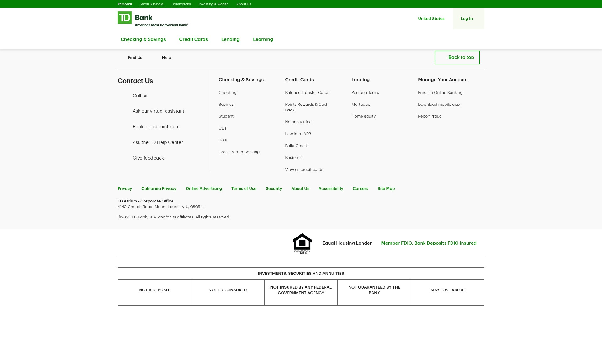 Landing Page