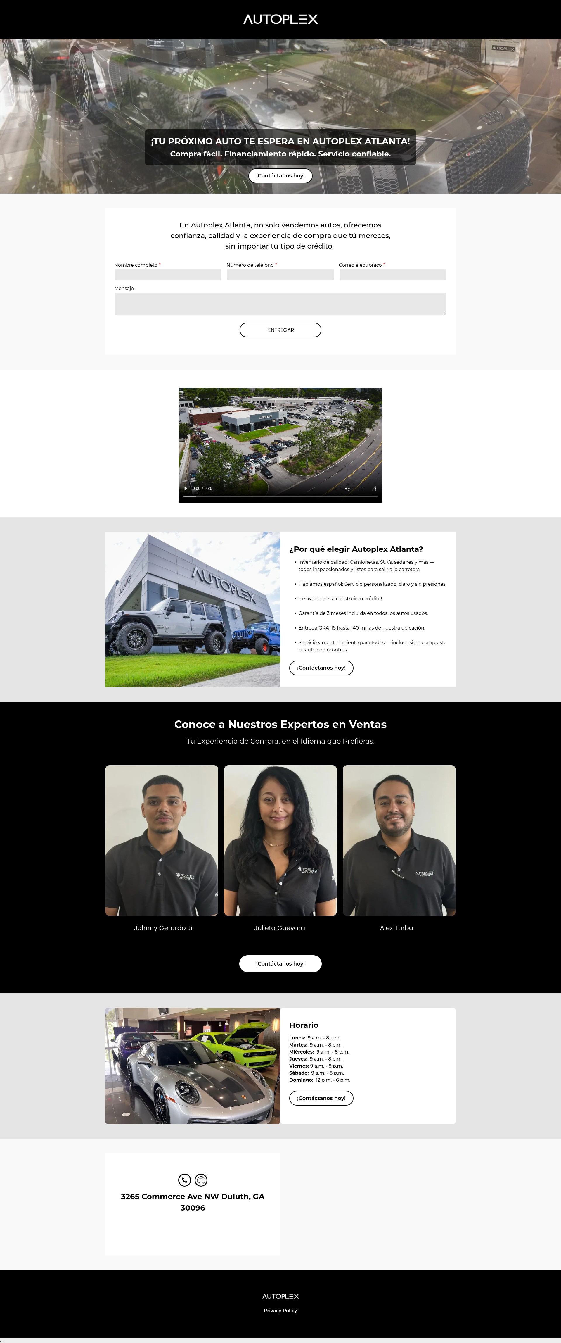 Landing Page