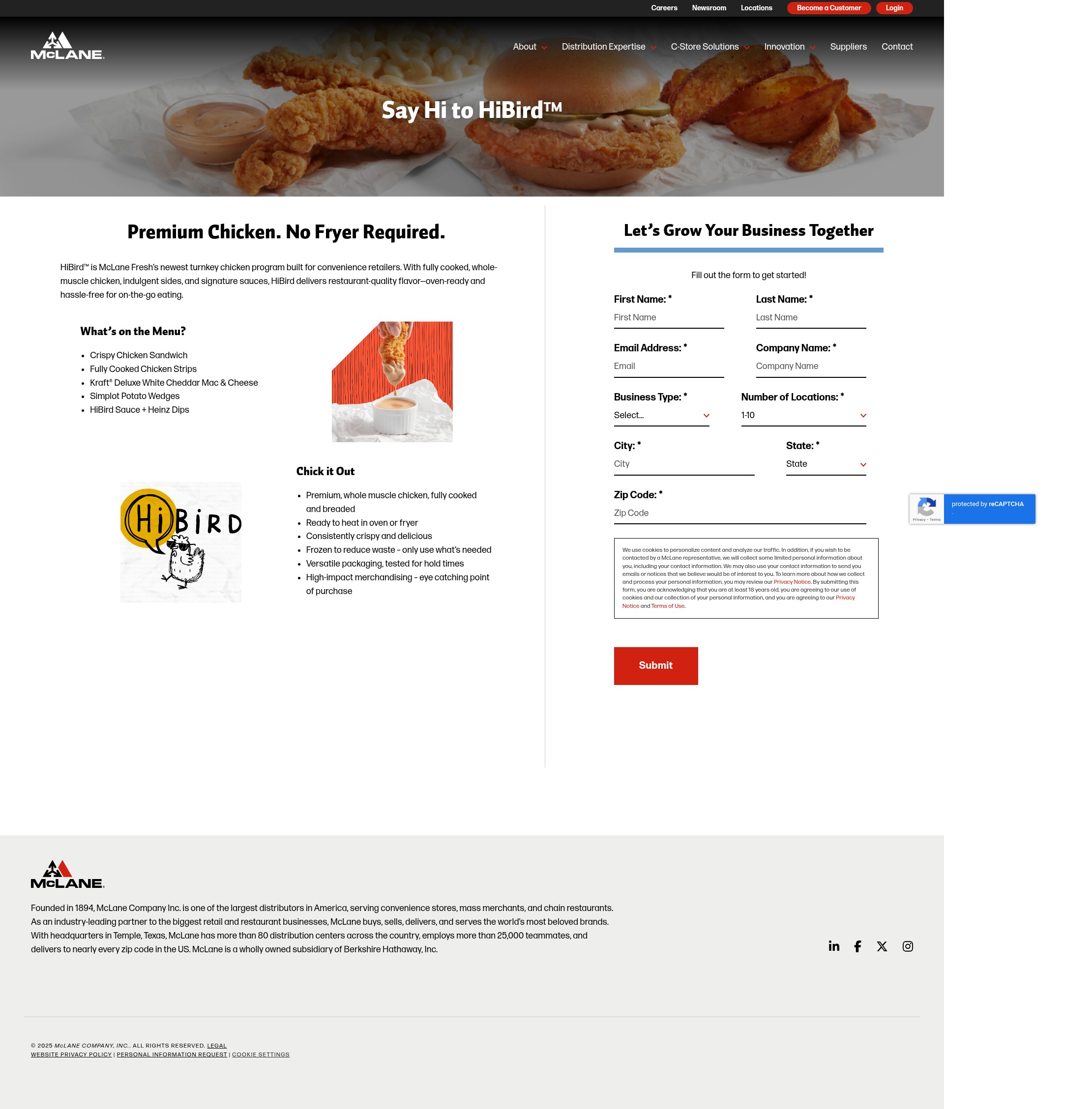 Landing Page