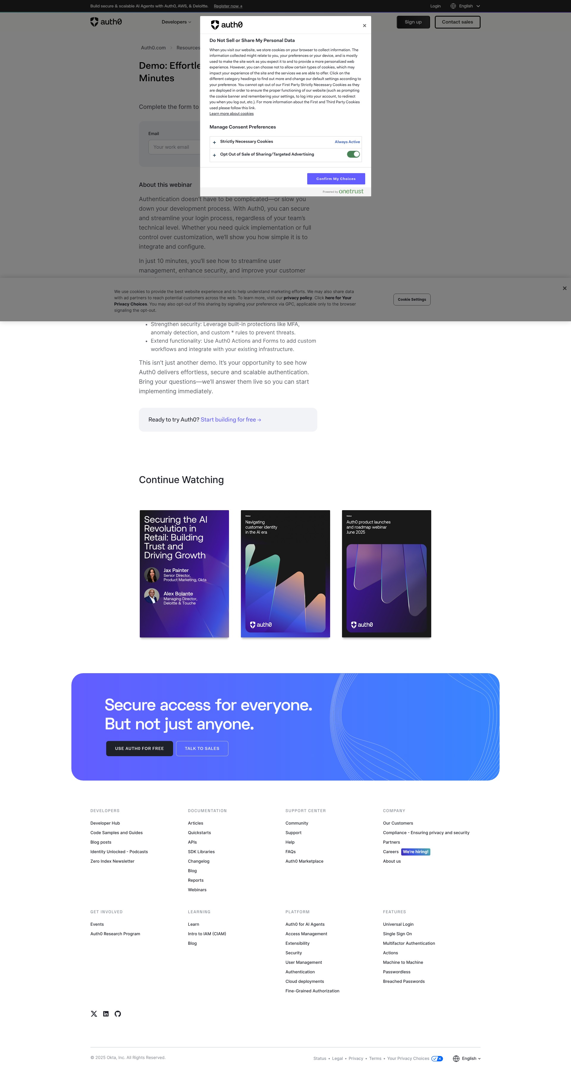 Landing Page