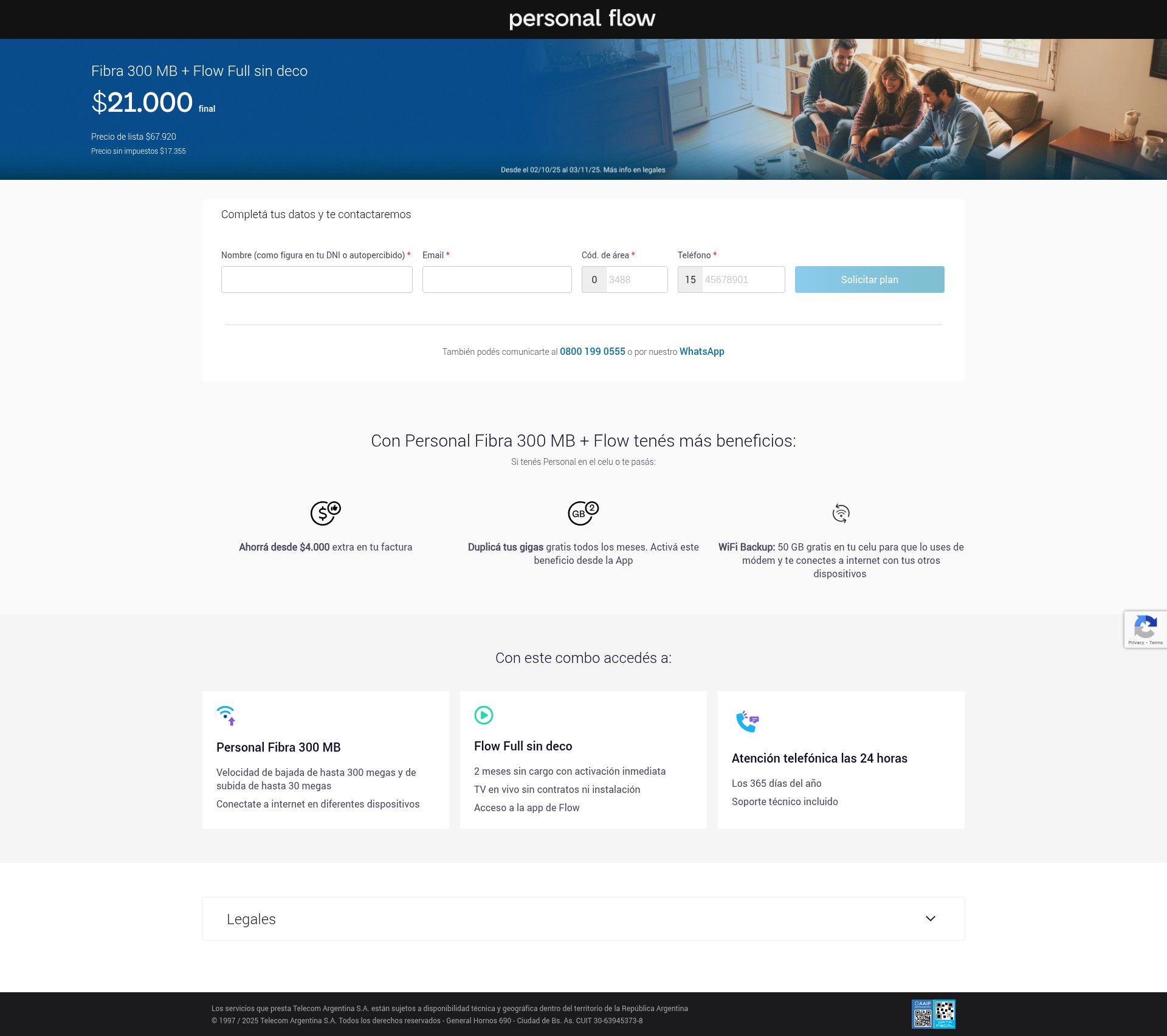 Landing Page