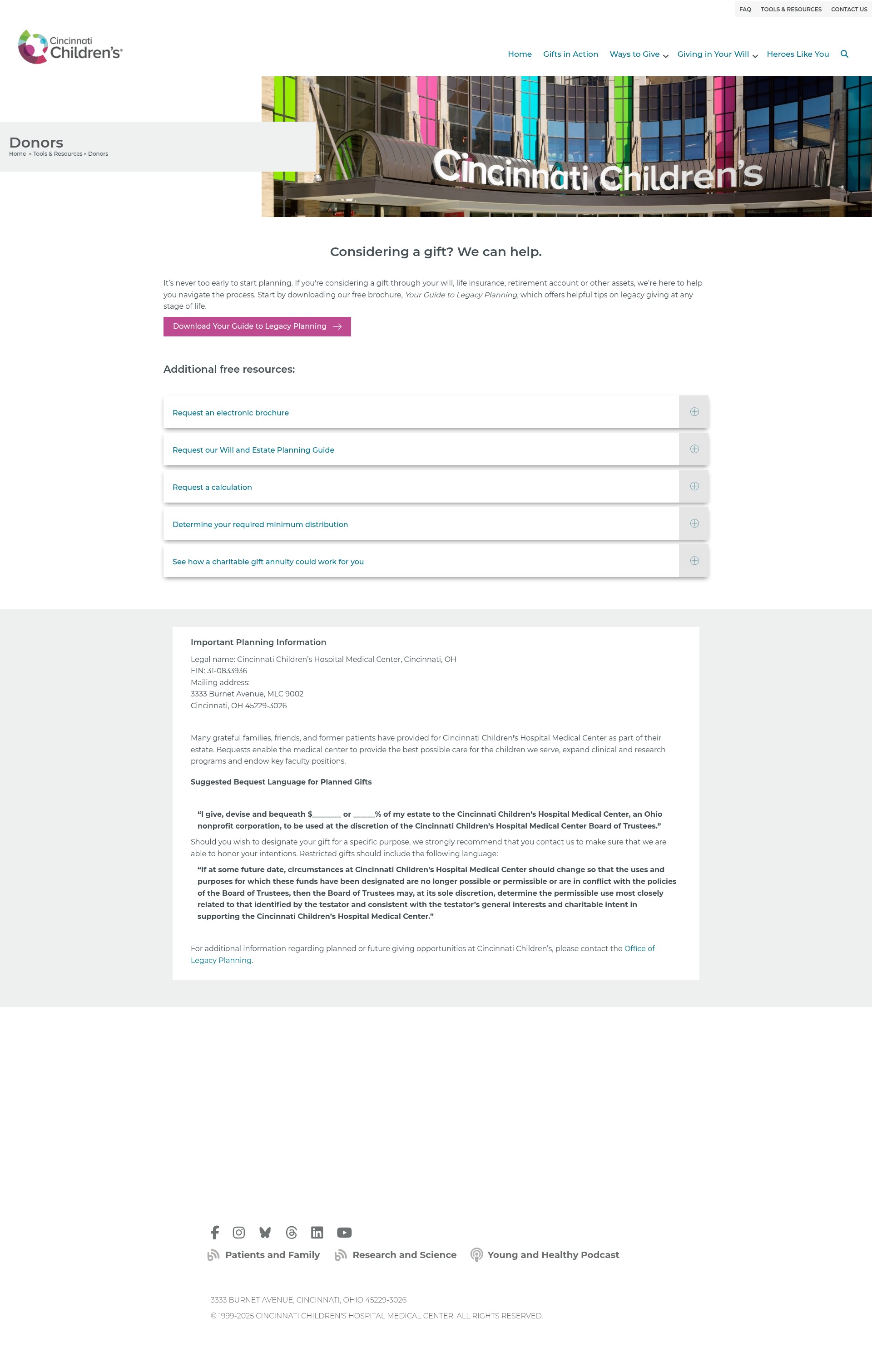 Landing Page