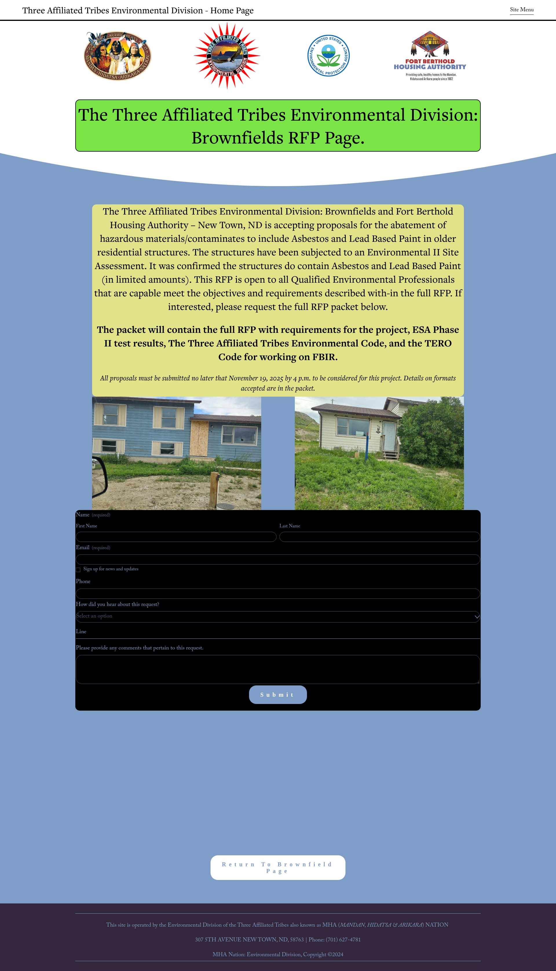 Landing Page