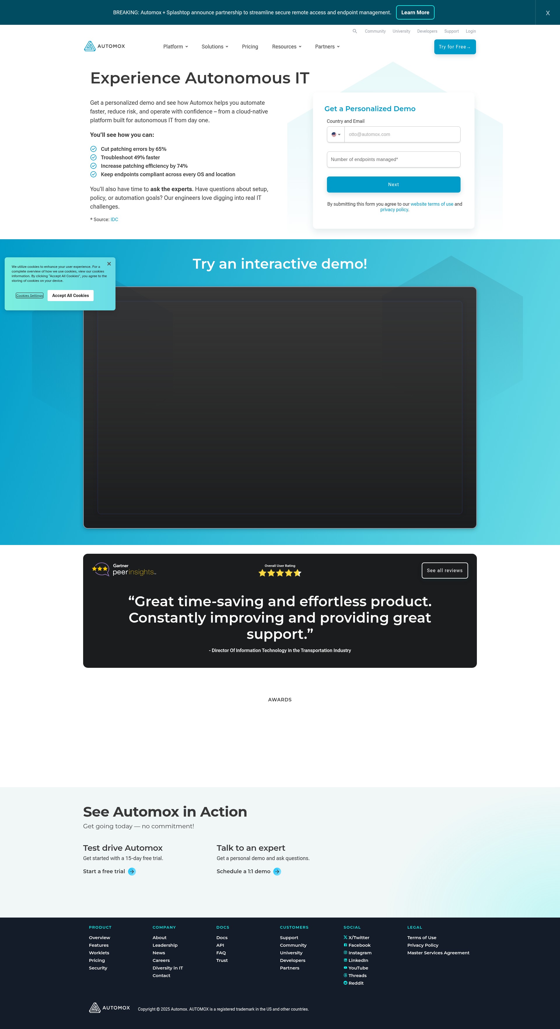 Landing Page