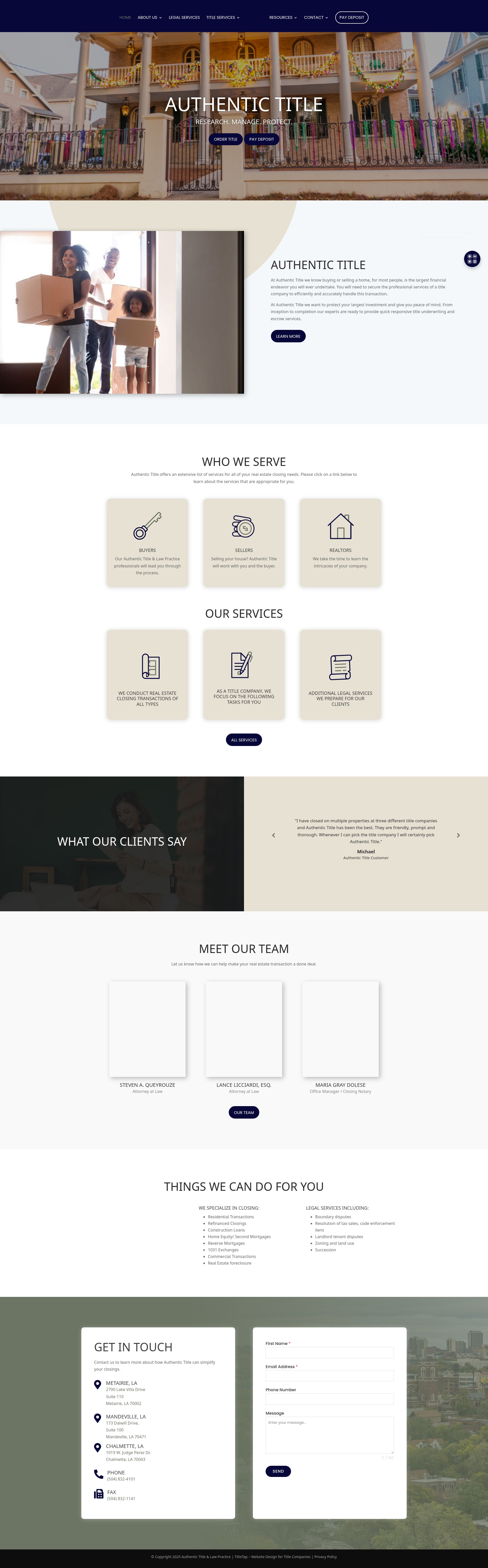 Landing Page