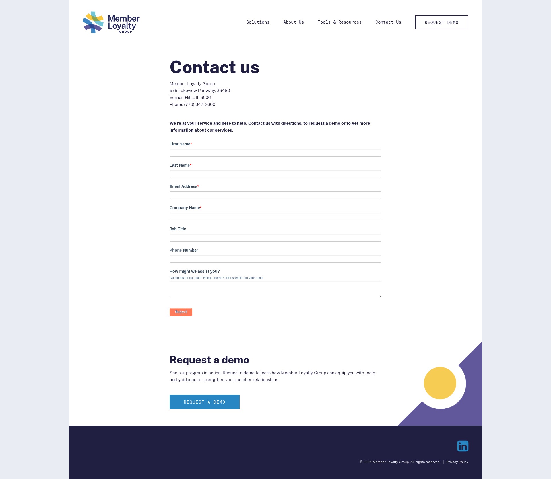 Landing Page
