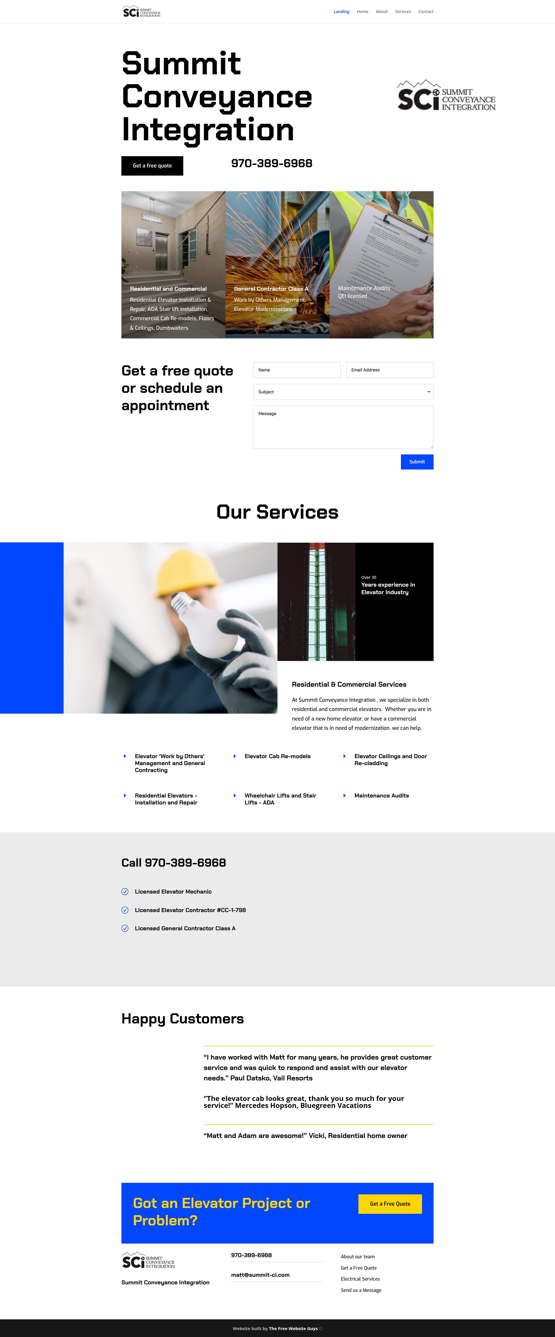 Landing Page