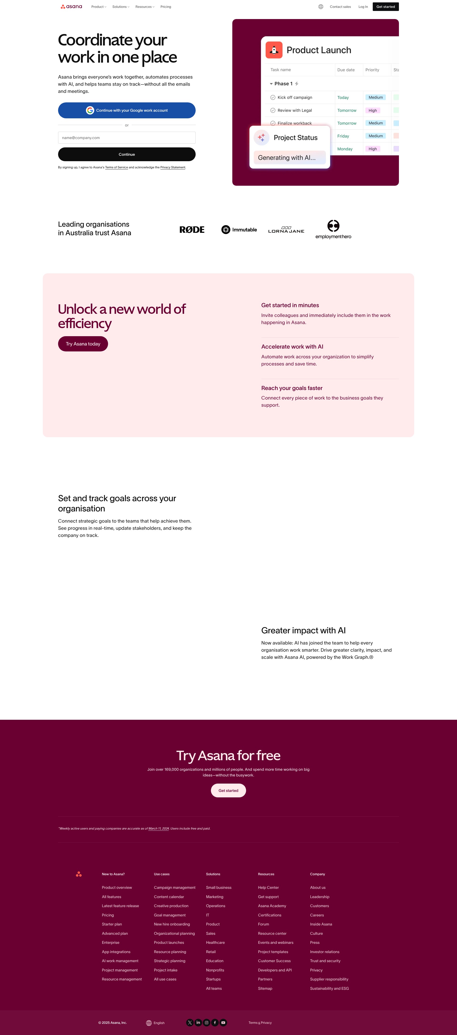Landing Page