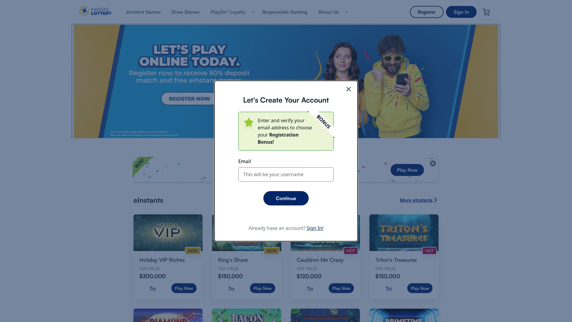 Landing Page