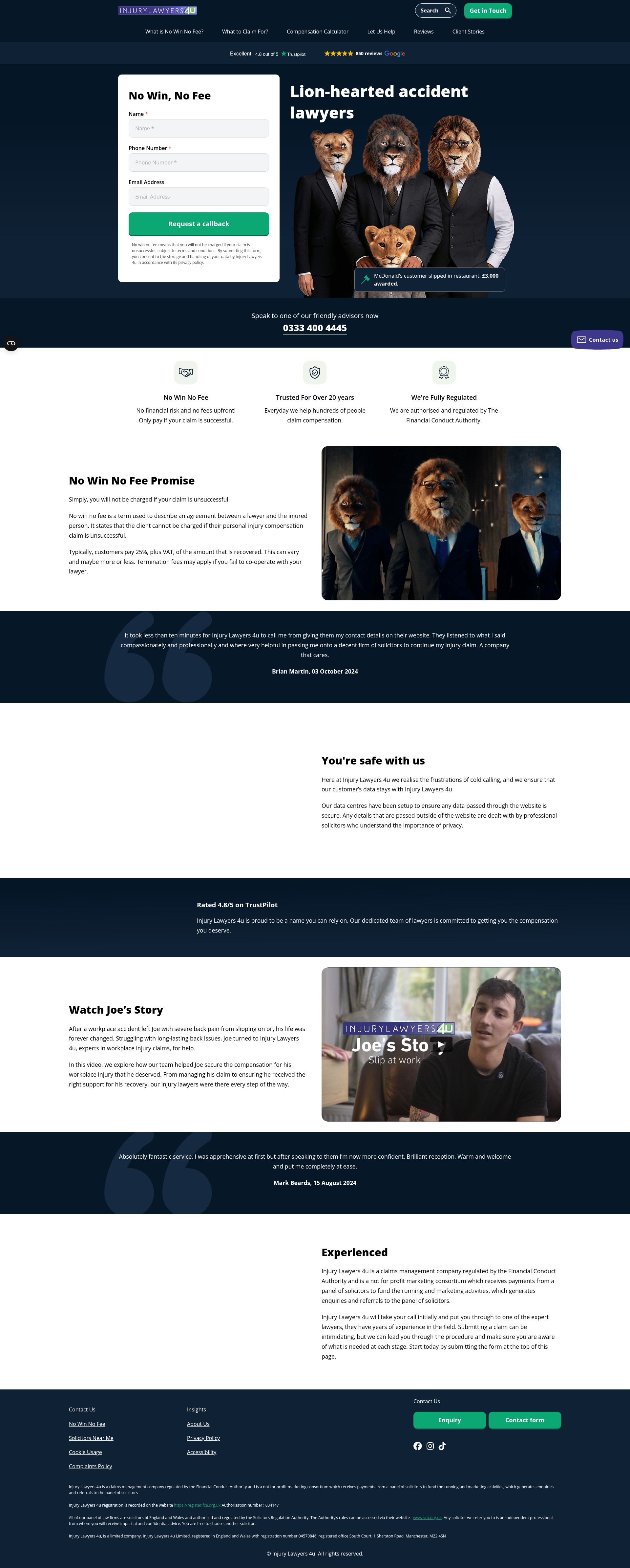 Landing Page