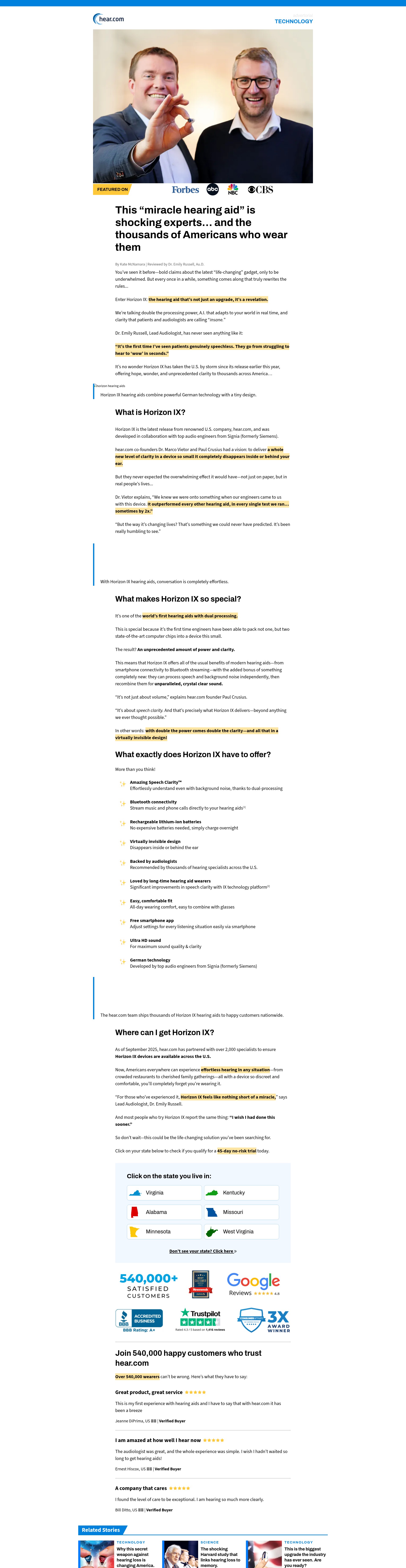 Landing Page