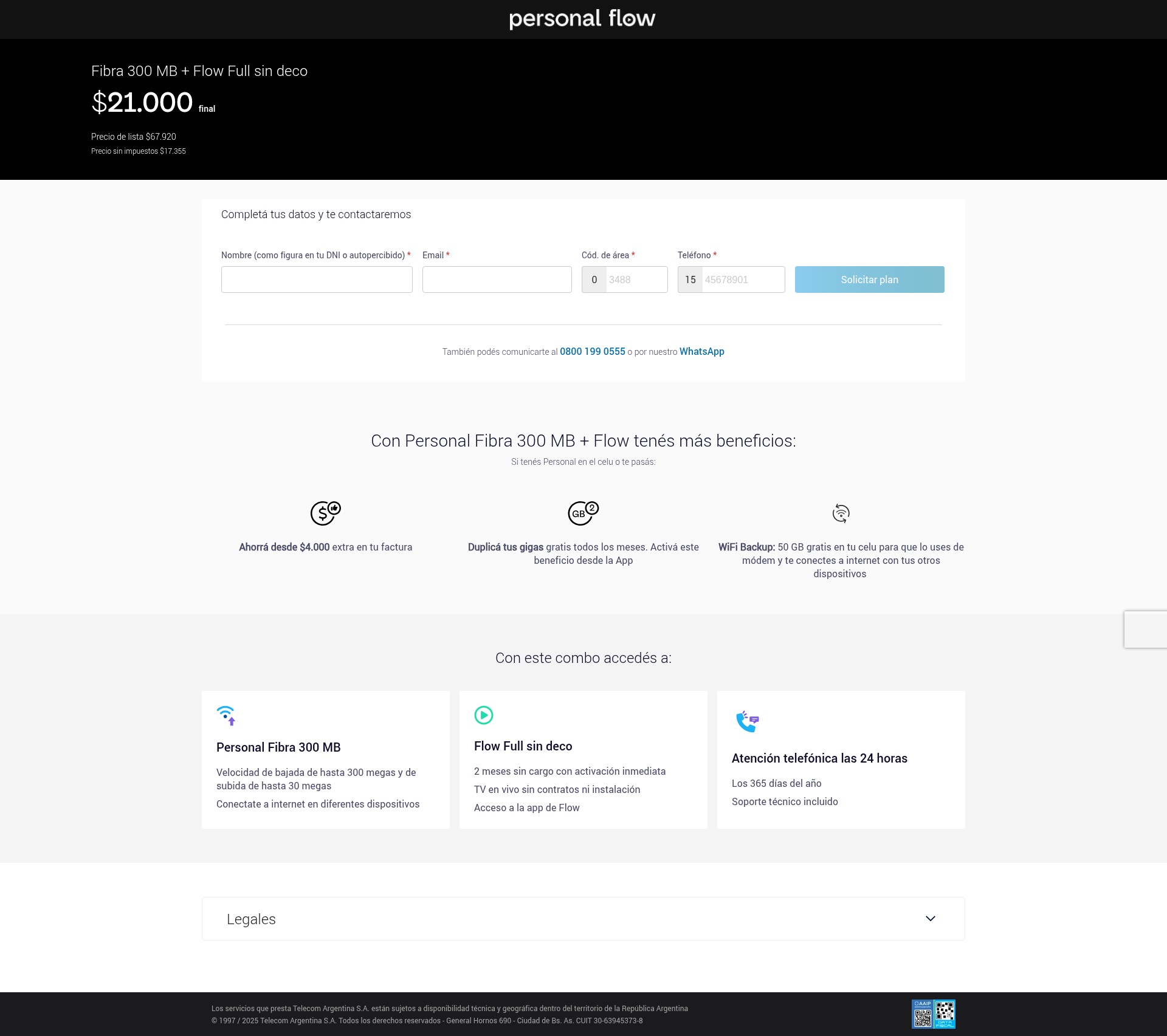 Landing Page