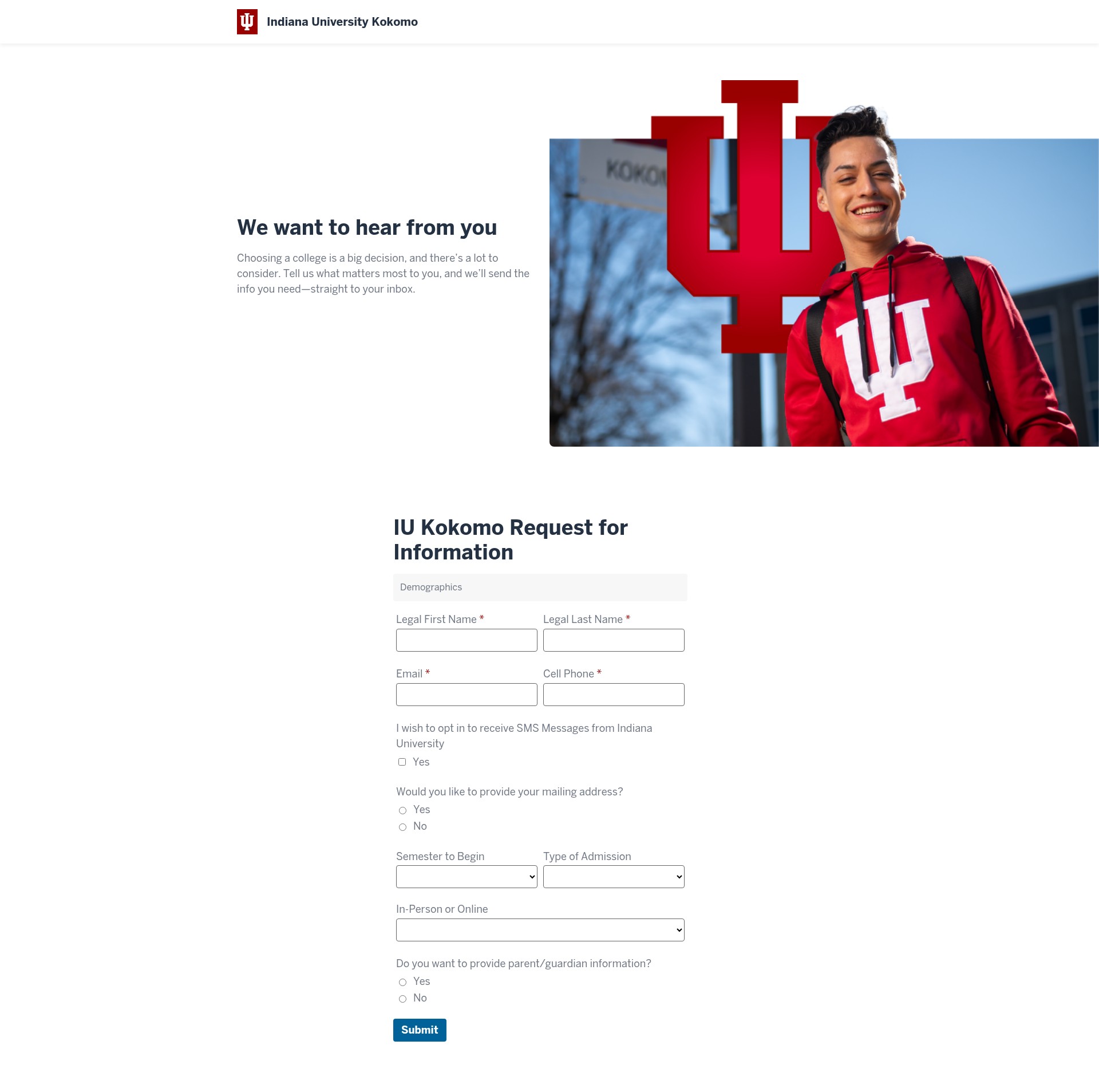 Landing Page