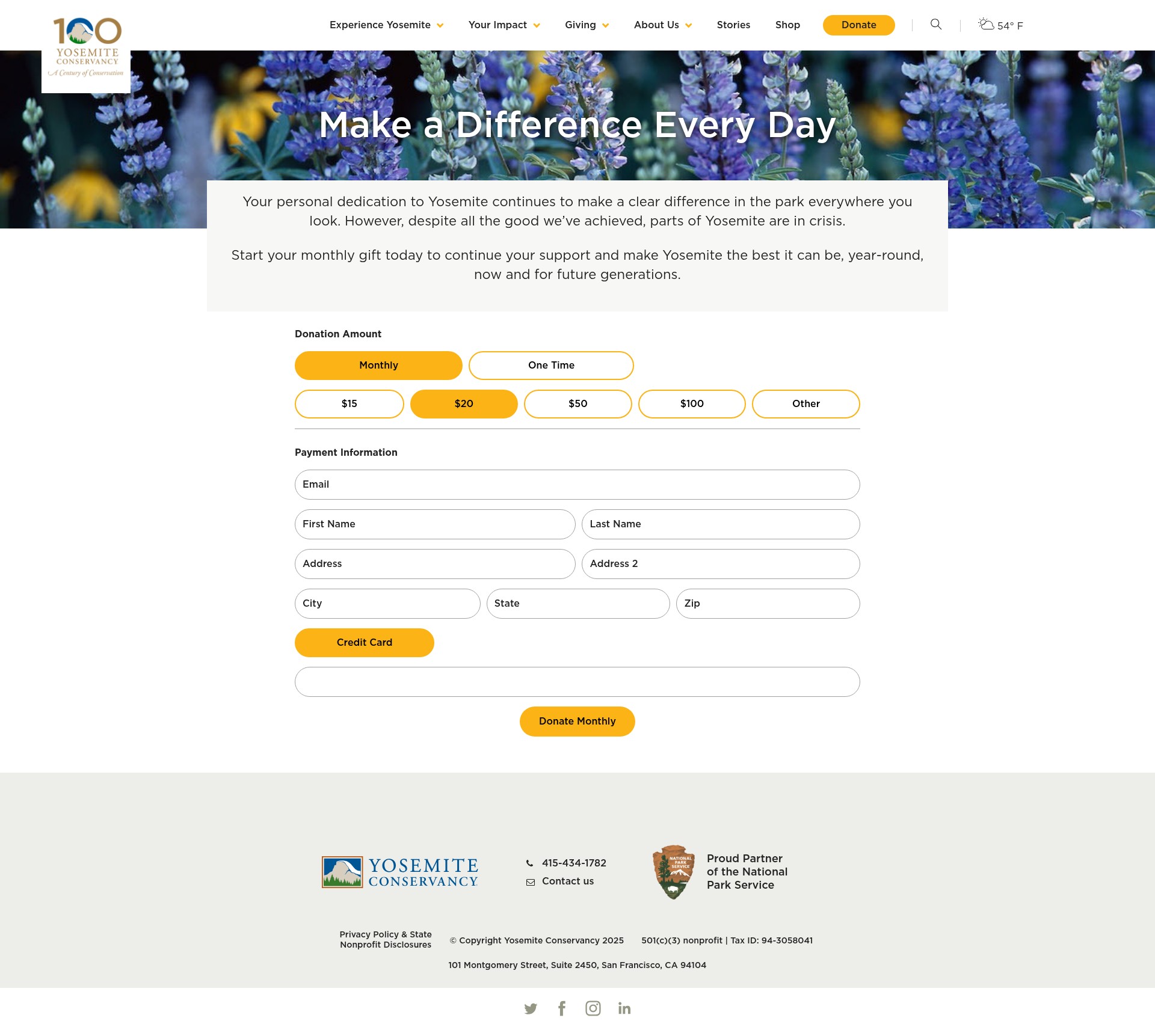 Landing Page