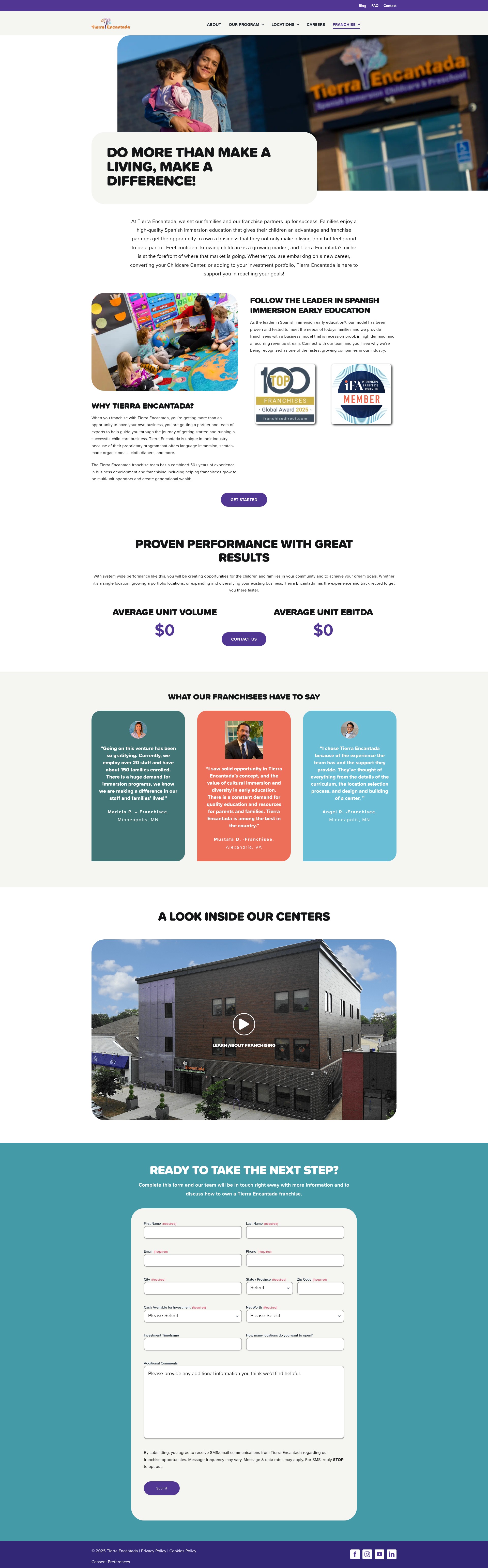 Landing Page