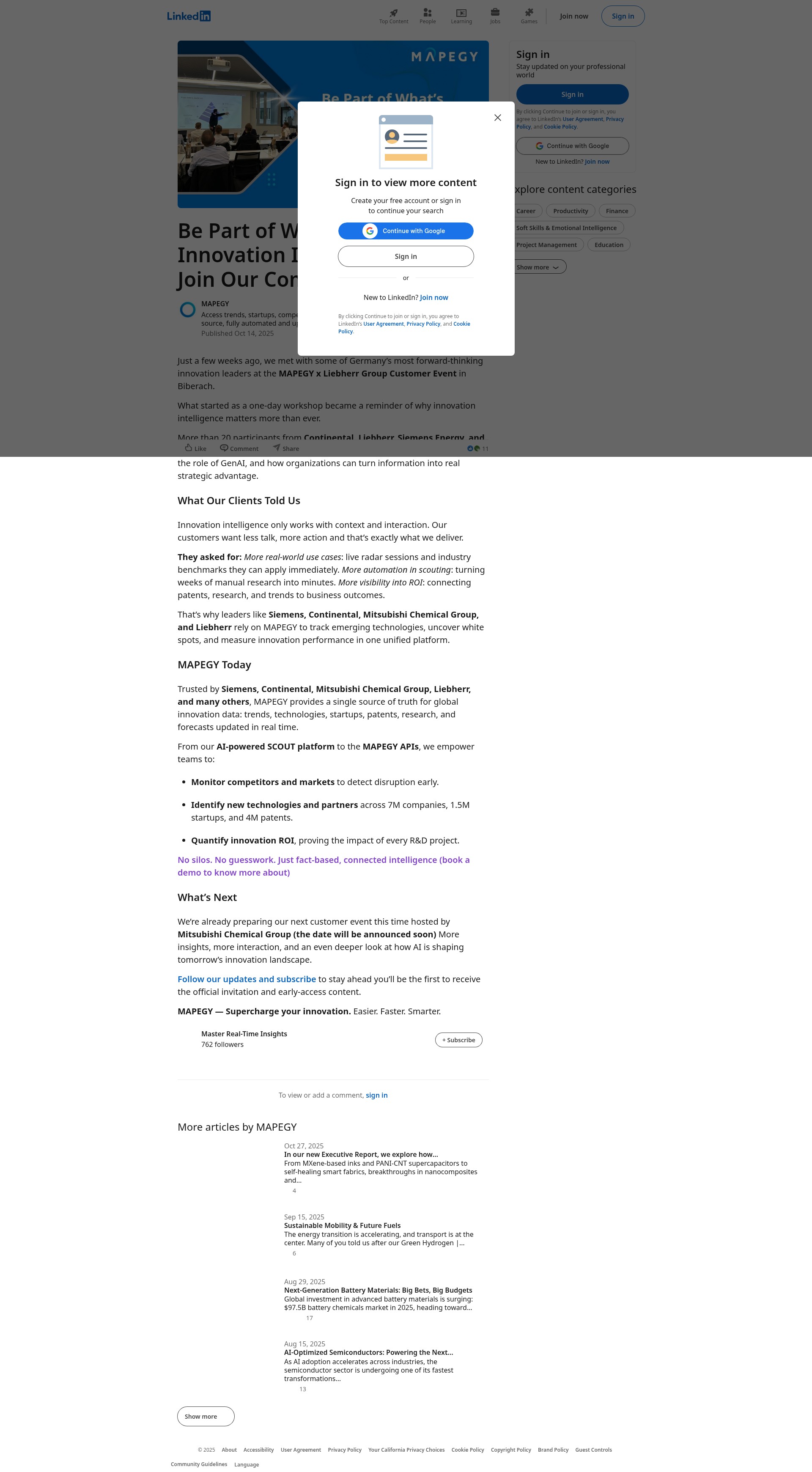 Landing Page