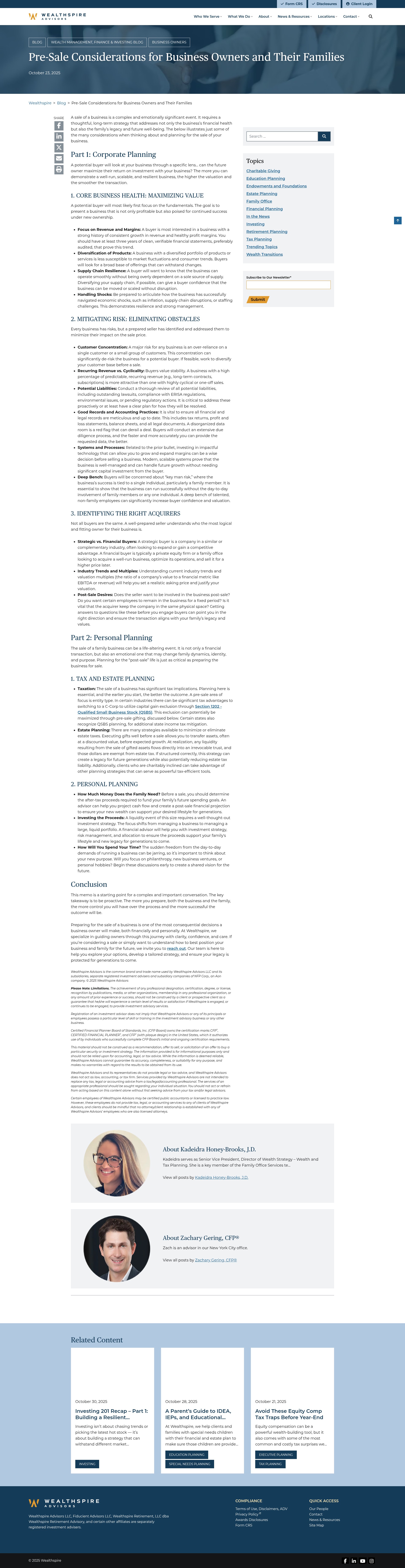 Landing Page