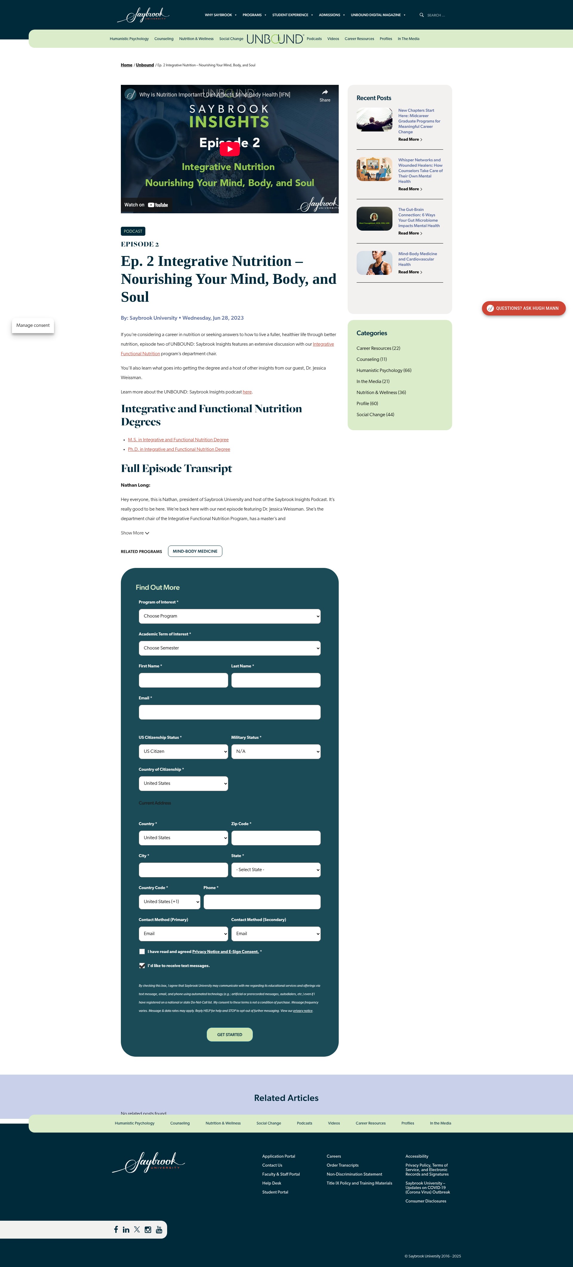 Landing Page