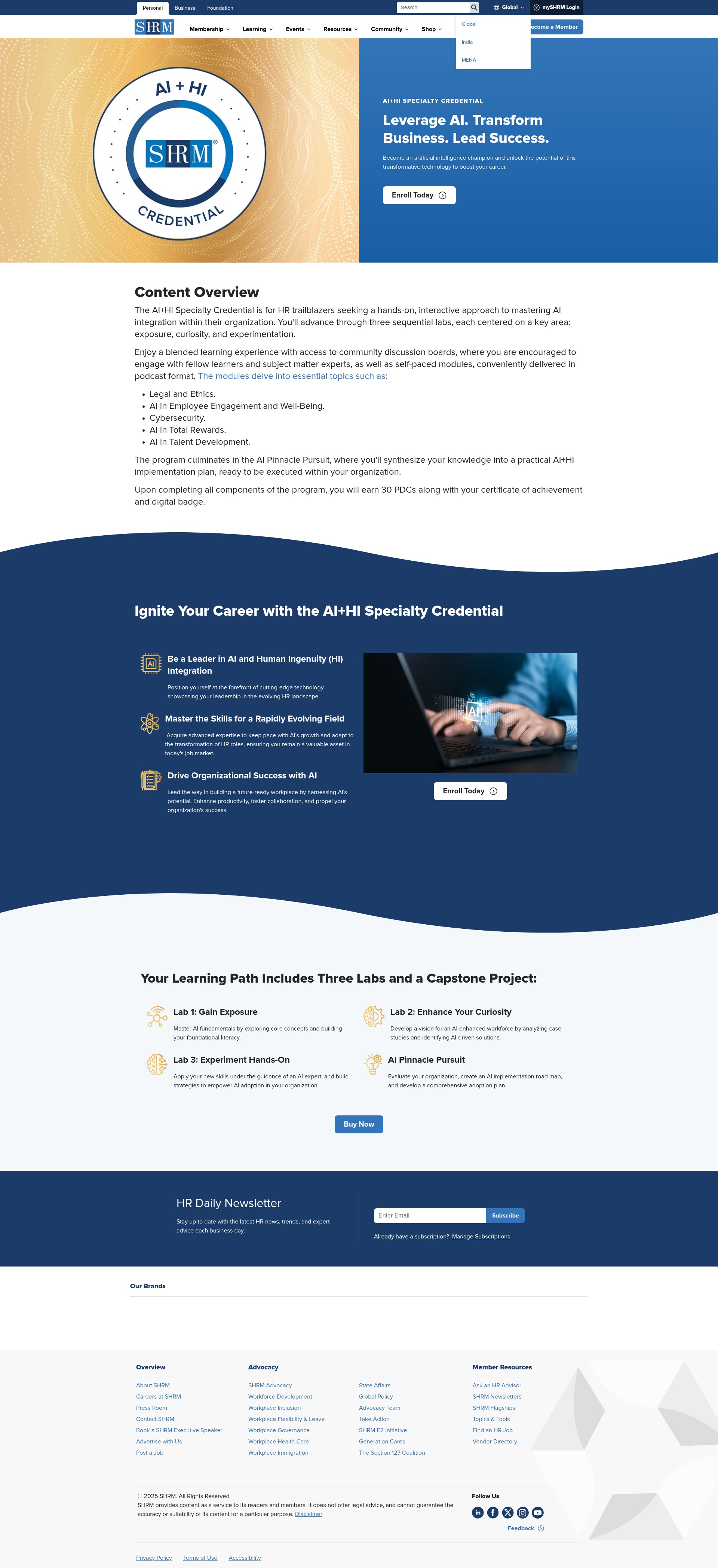 Landing Page