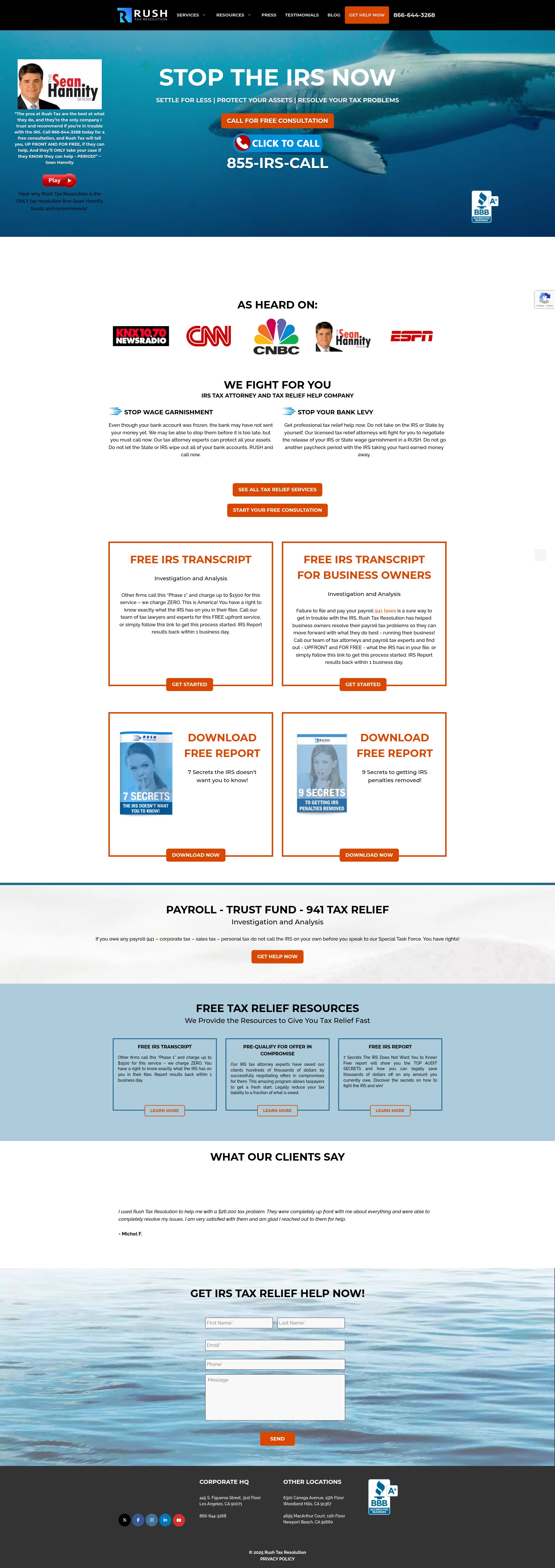 Landing Page