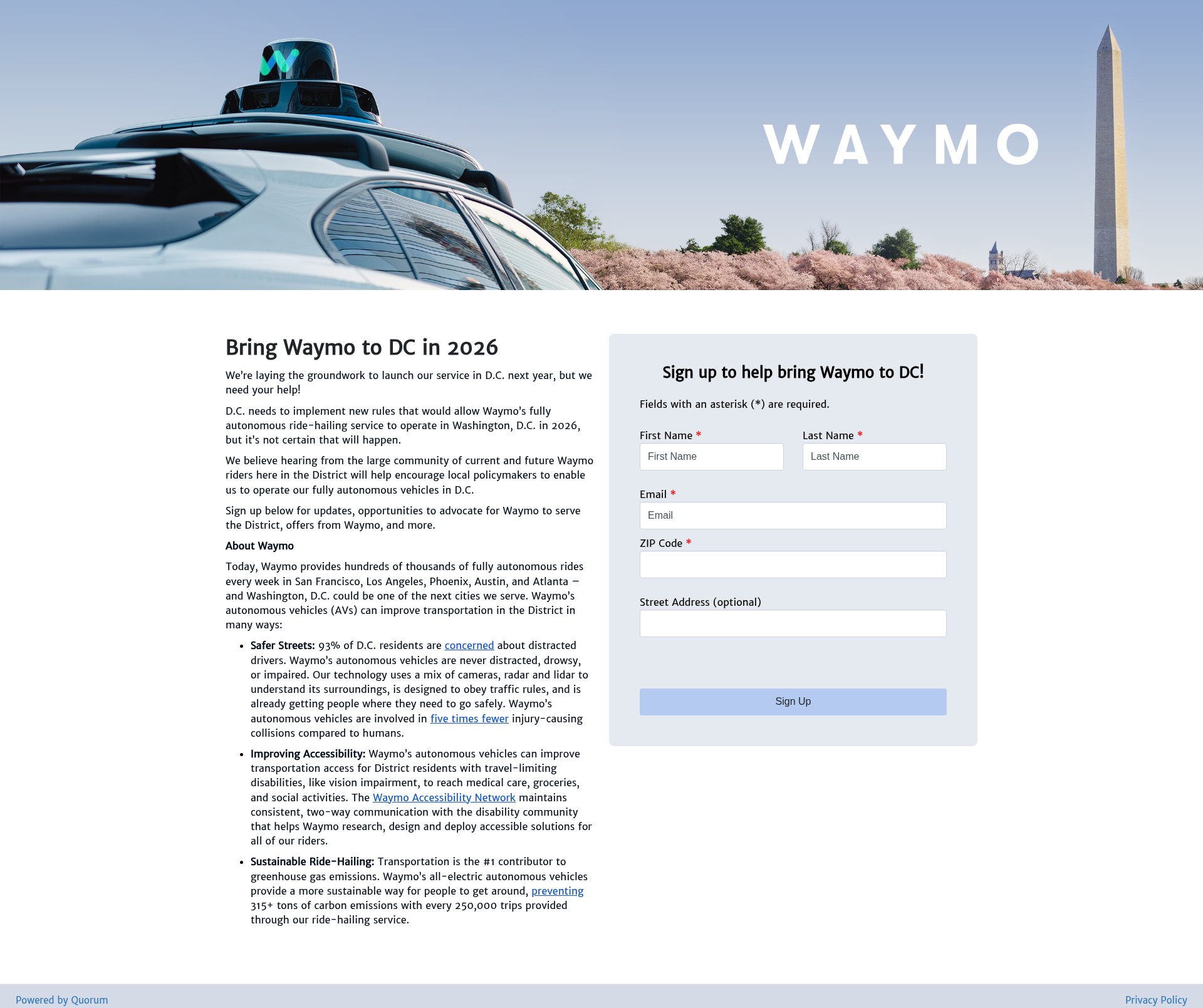 Landing Page