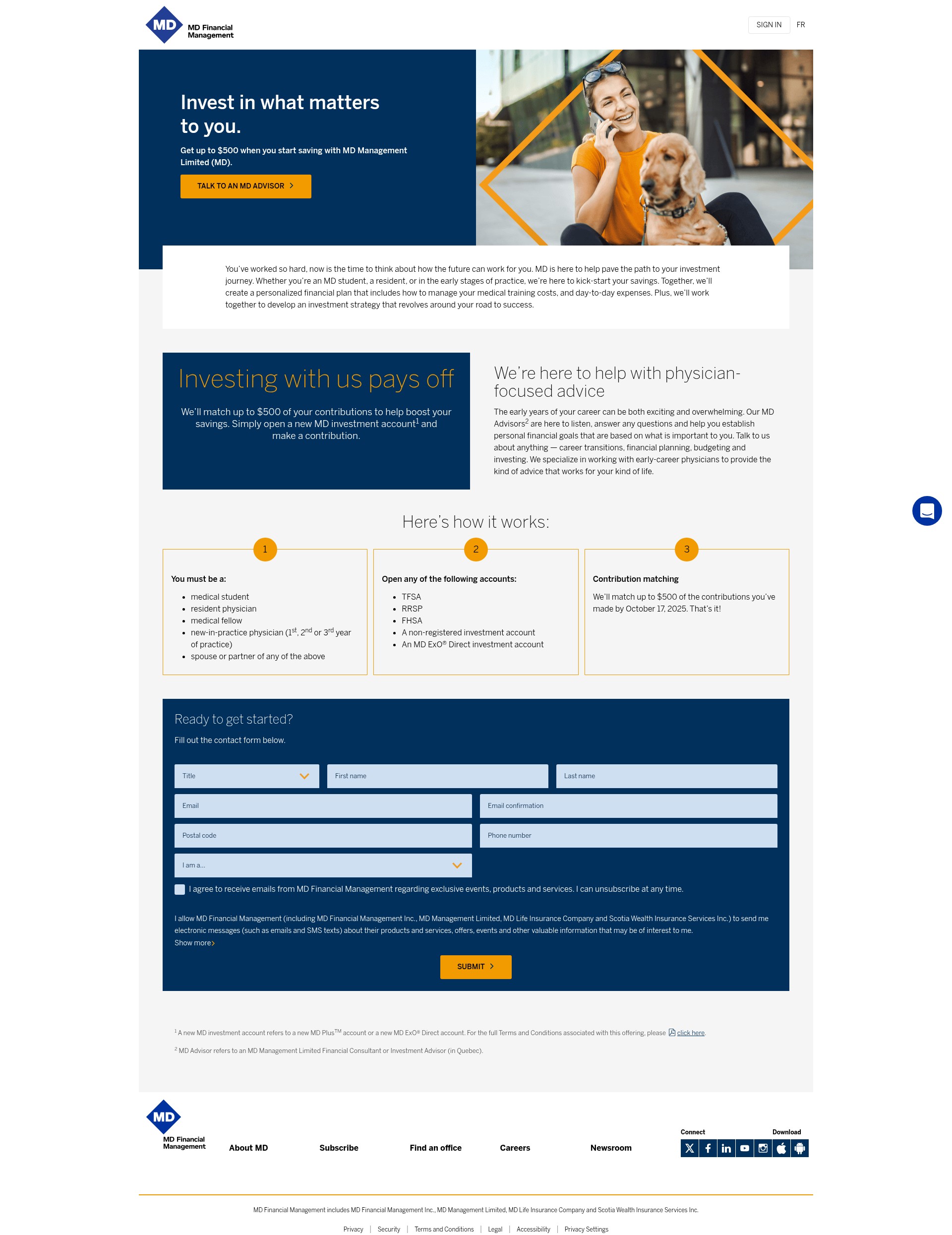 Landing Page