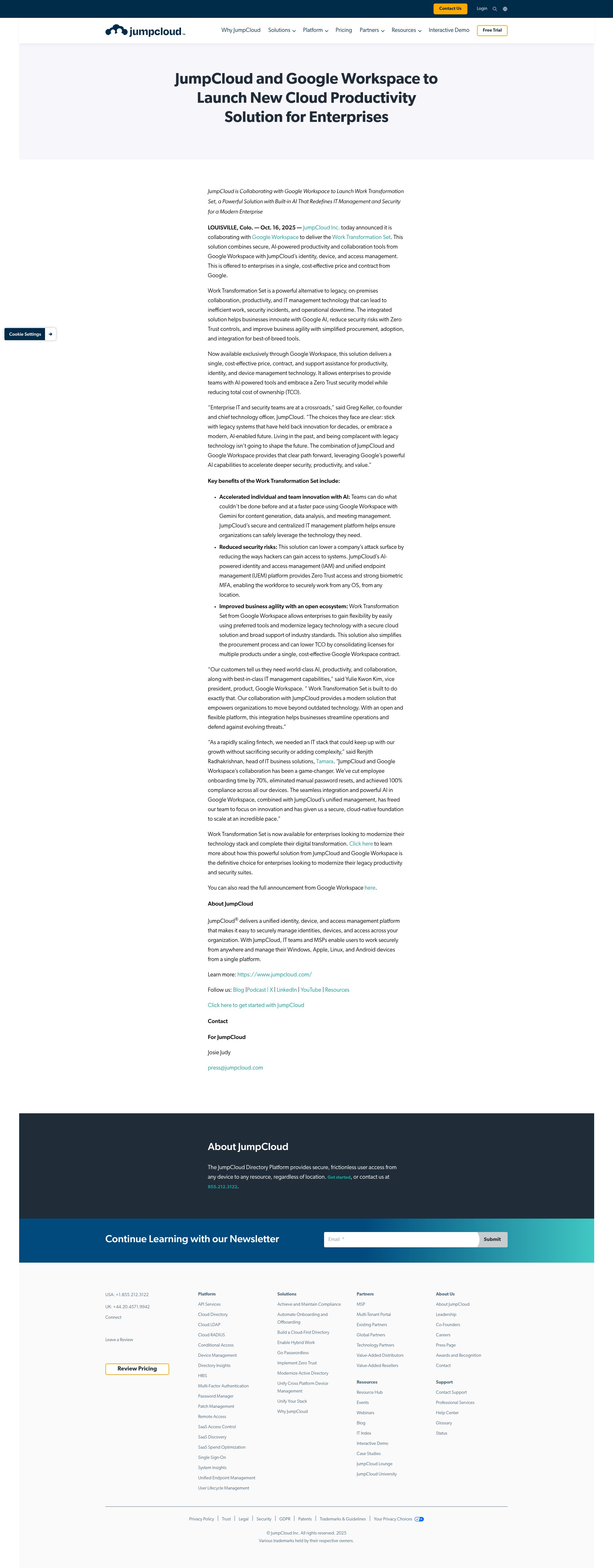 Landing Page