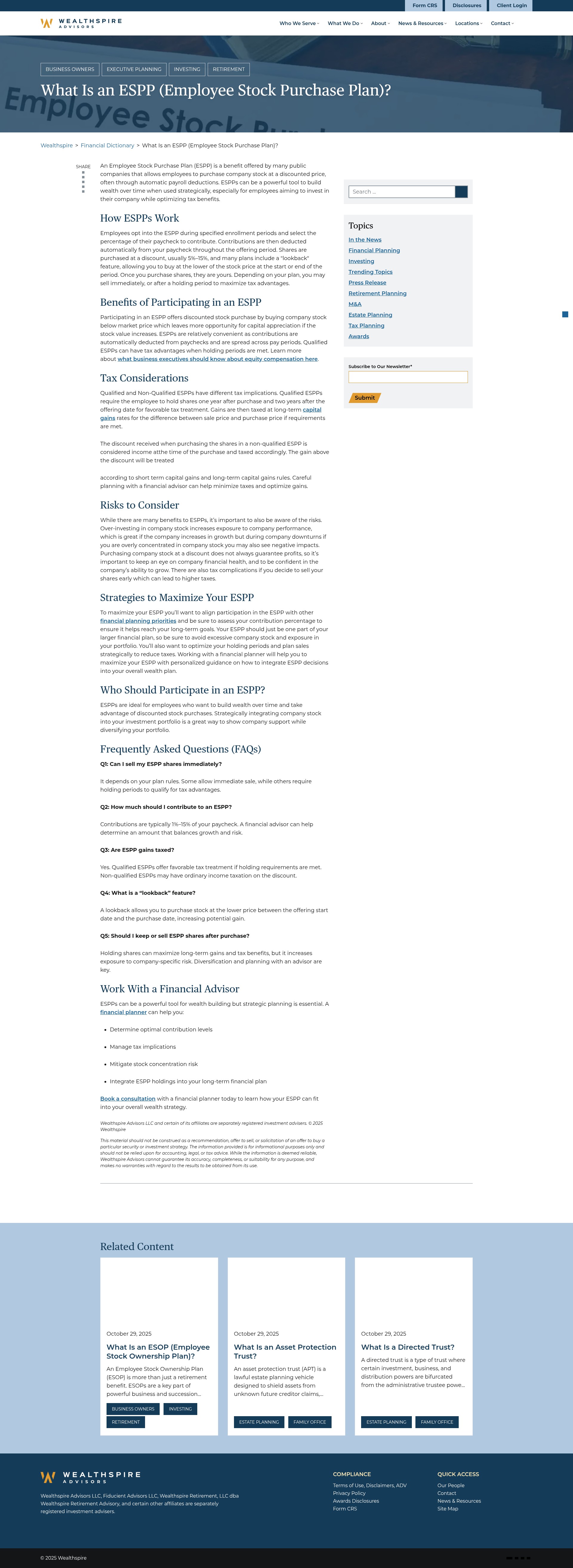 Landing Page
