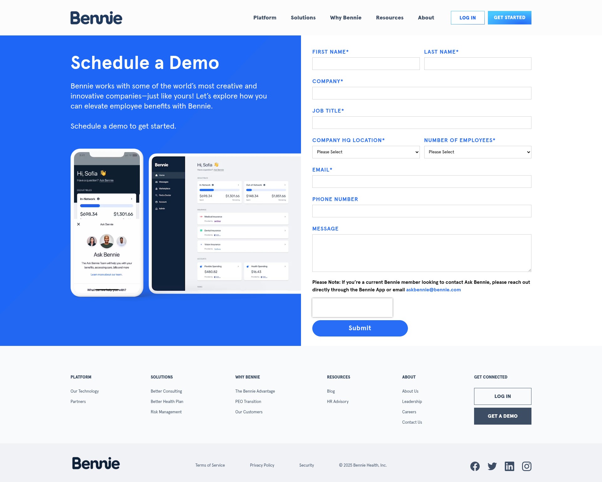 Landing Page