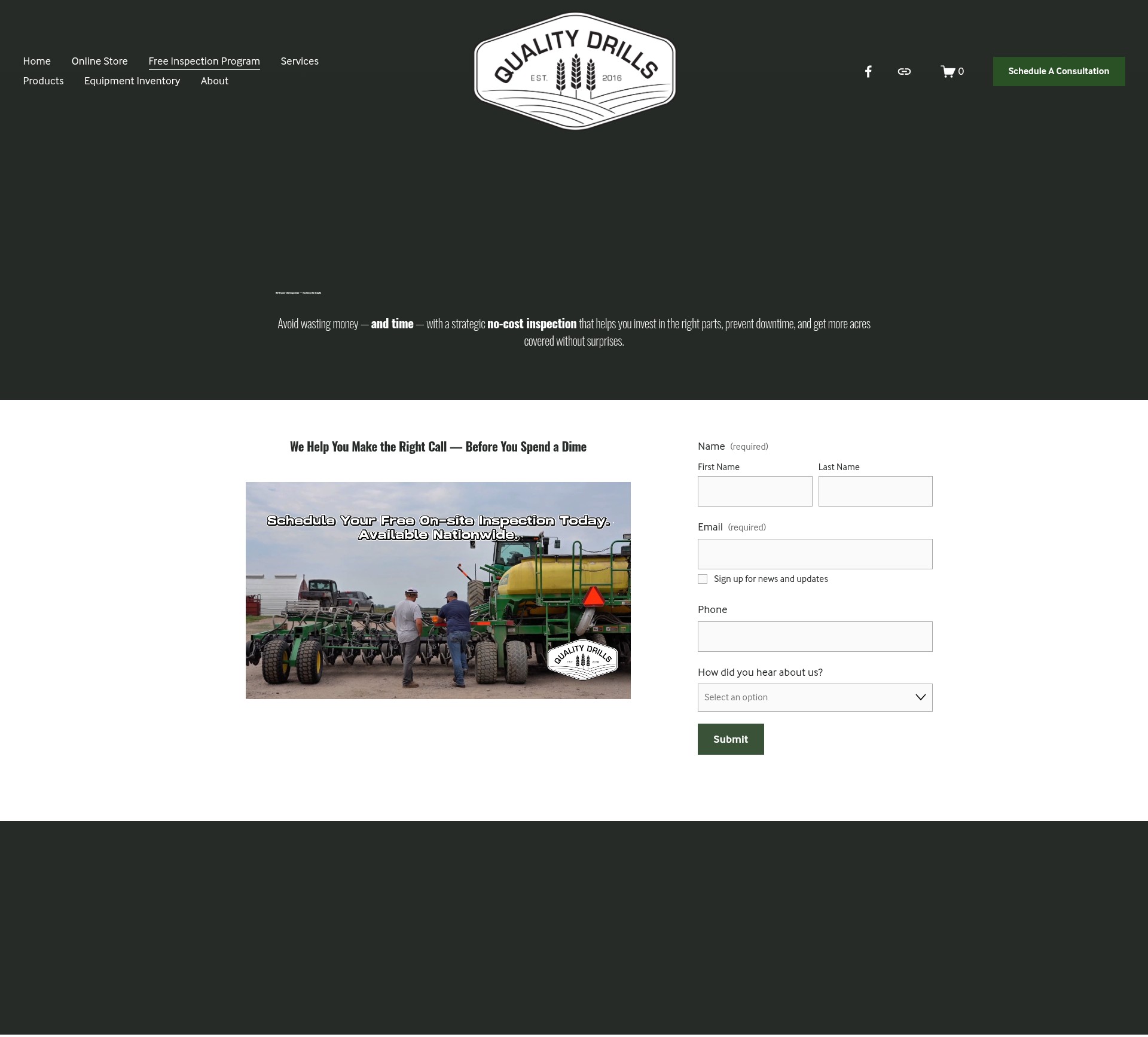 Landing Page